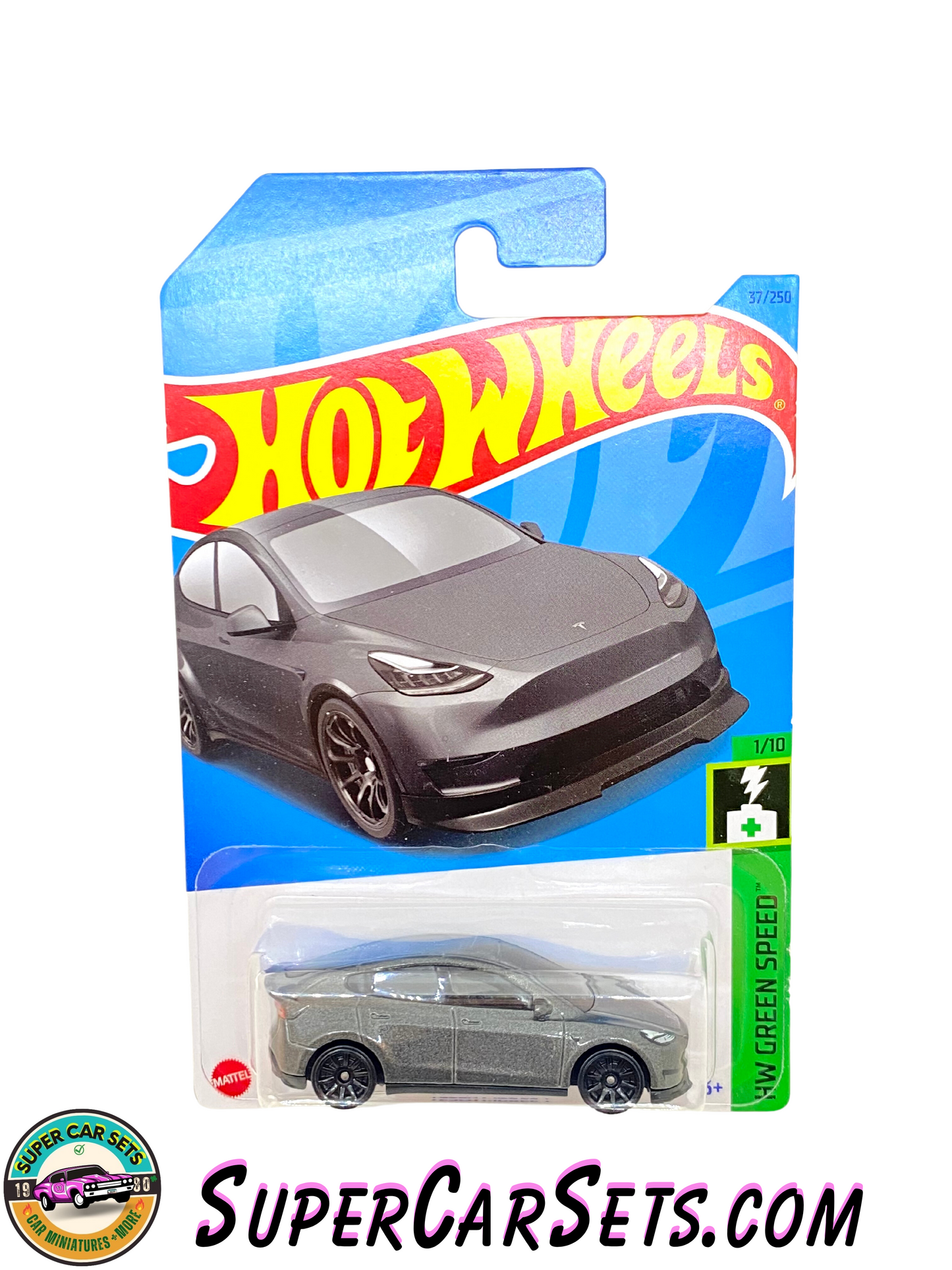 Tesla Model Y (Dark Gray colour) Hot Wheels HW Green Speed 2023 (1/10) (37/250)