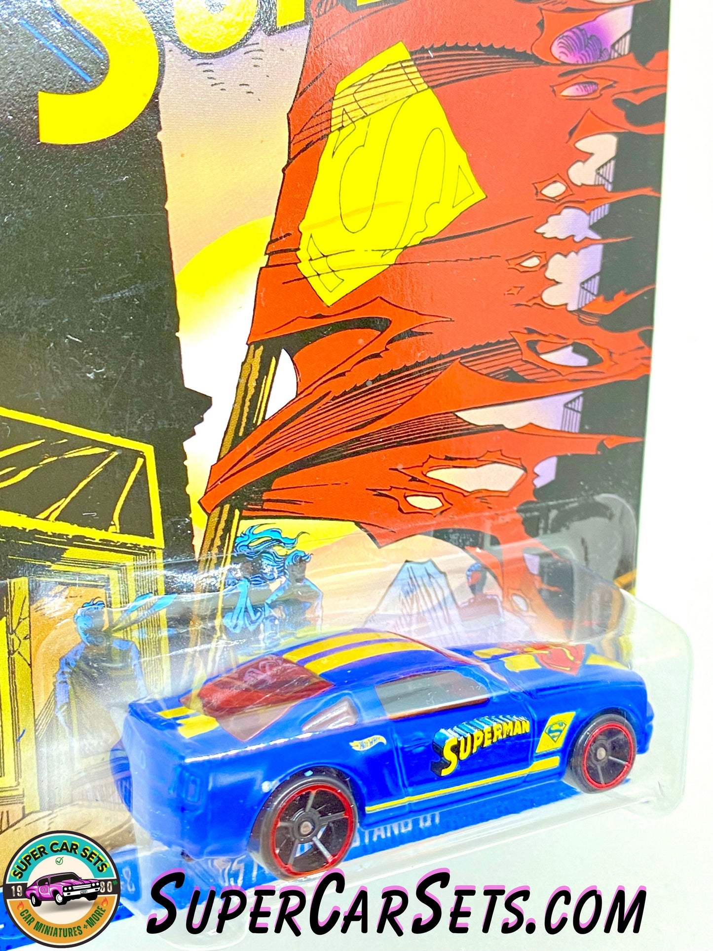 Hot Wheels - Superman series (5/6) - ’05 Ford Mustang GT (“Superman”) (card aged)