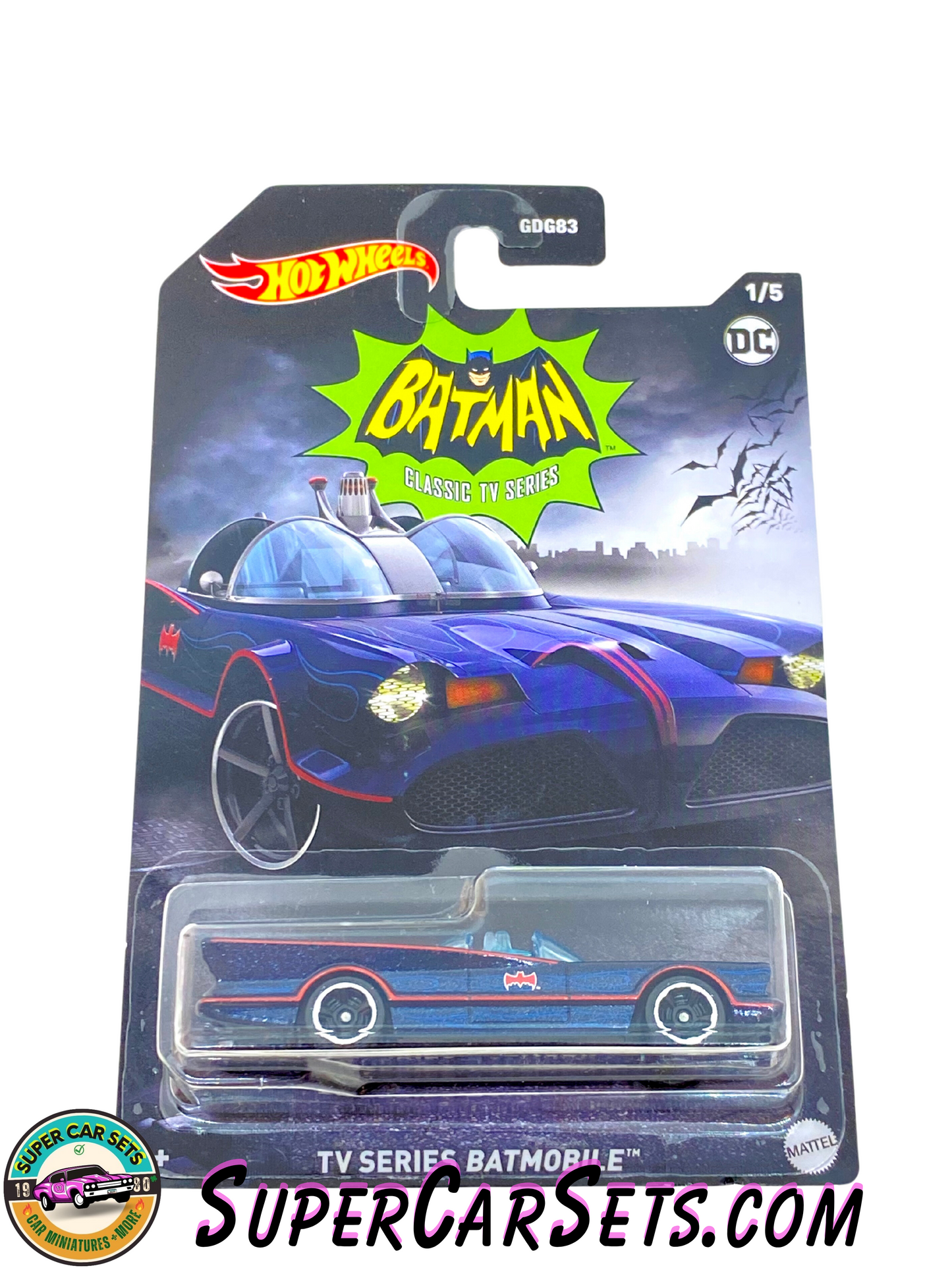 Hot Wheels - Batman (1/5) TV Series Batmobile (HLK44)