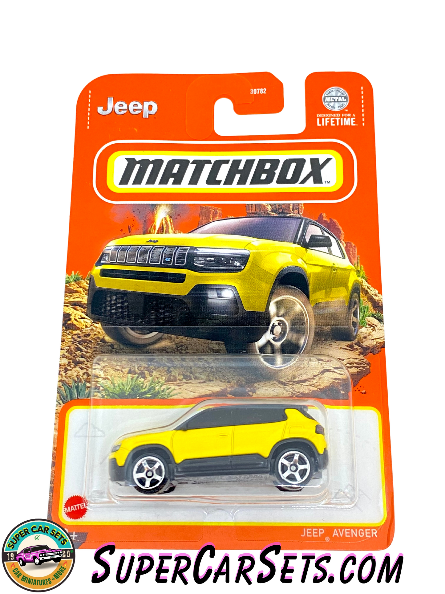 Jeep Avenger (yellow colour) - Matchbox