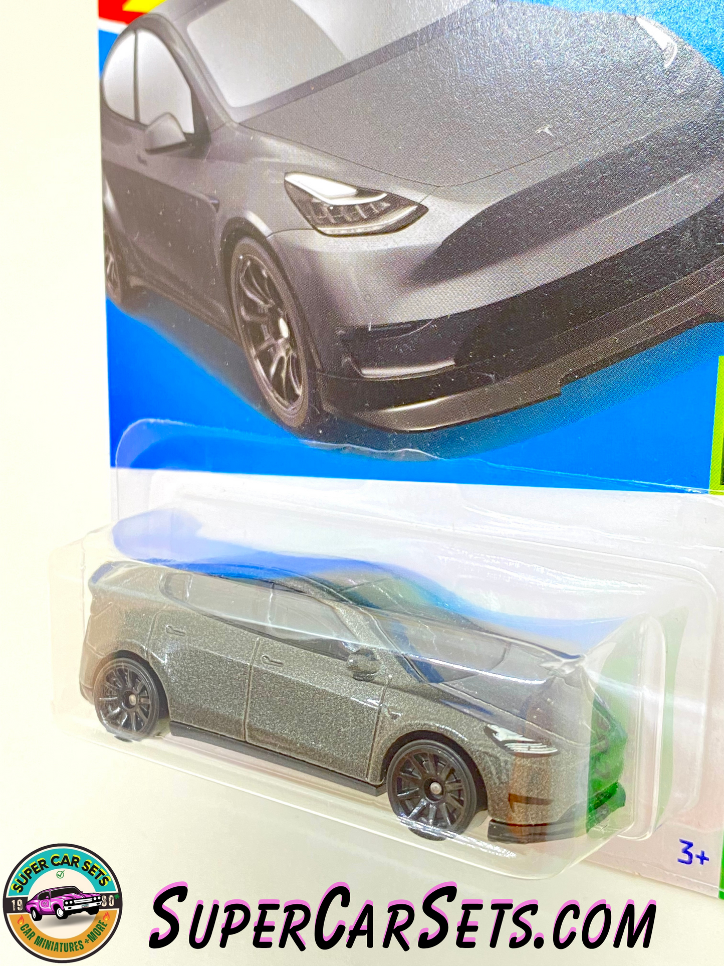 Tesla Model Y (Dark Gray colour) Hot Wheels HW Green Speed 2023 (1/10) (37/250)