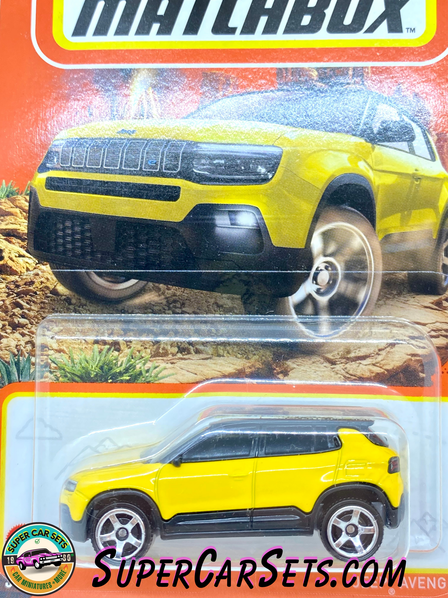 Jeep Avenger (yellow colour) - Matchbox