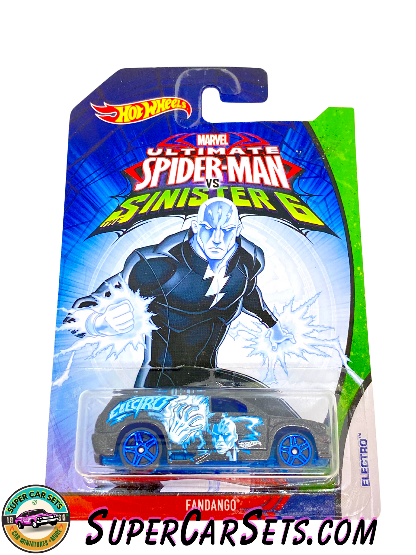 Hot Wheels Marvel Ultimate Spider-Man Vs The Sinister 6 (2016) Electro Fandango