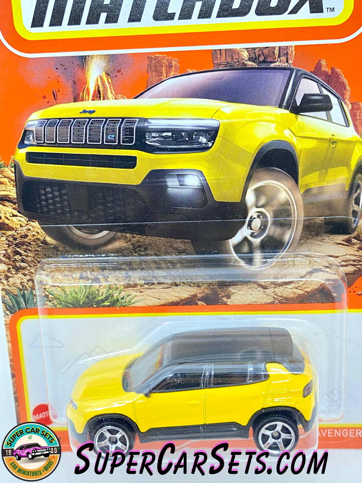 Jeep Avenger (yellow colour) - Matchbox