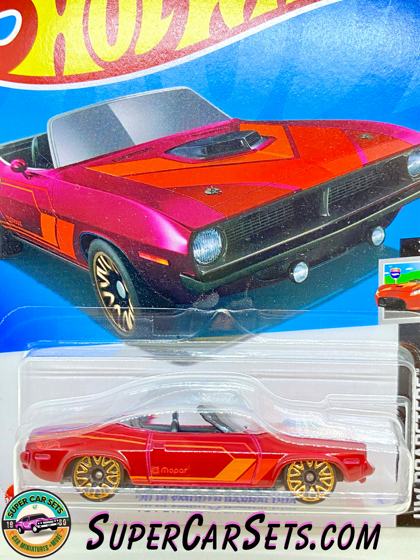 70 Plymouth Barracuda (red colour) - Hot Wheels HW Roadsters - 2024 (3/5) (20/250) (Copy)