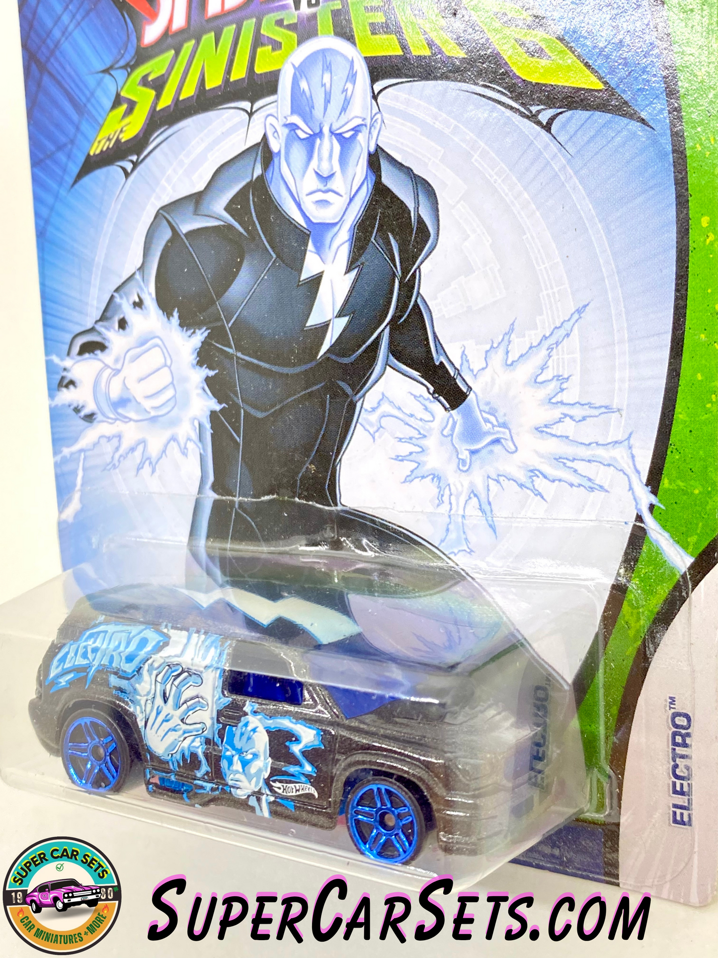 Hot Wheels Marvel Ultimate Spider-Man Vs The Sinister 6 (2016) Electro Fandango