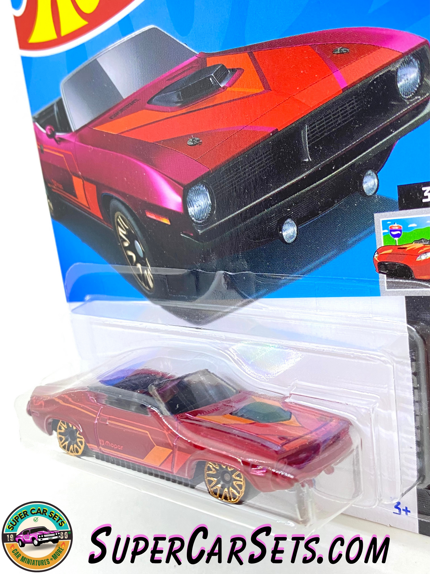 70 Plymouth Barracuda (red colour) - Hot Wheels HW Roadsters - 2024 (3/5) (20/250) (Copy)