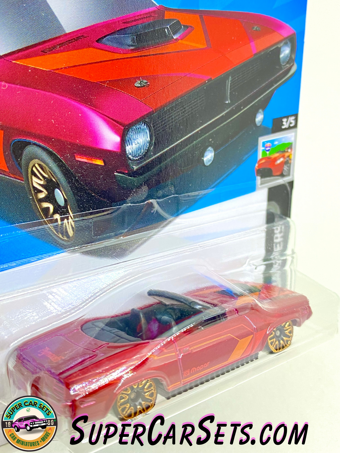 70 Plymouth Barracuda (red colour) - Hot Wheels HW Roadsters - 2024 (3/5) (20/250) (Copy)