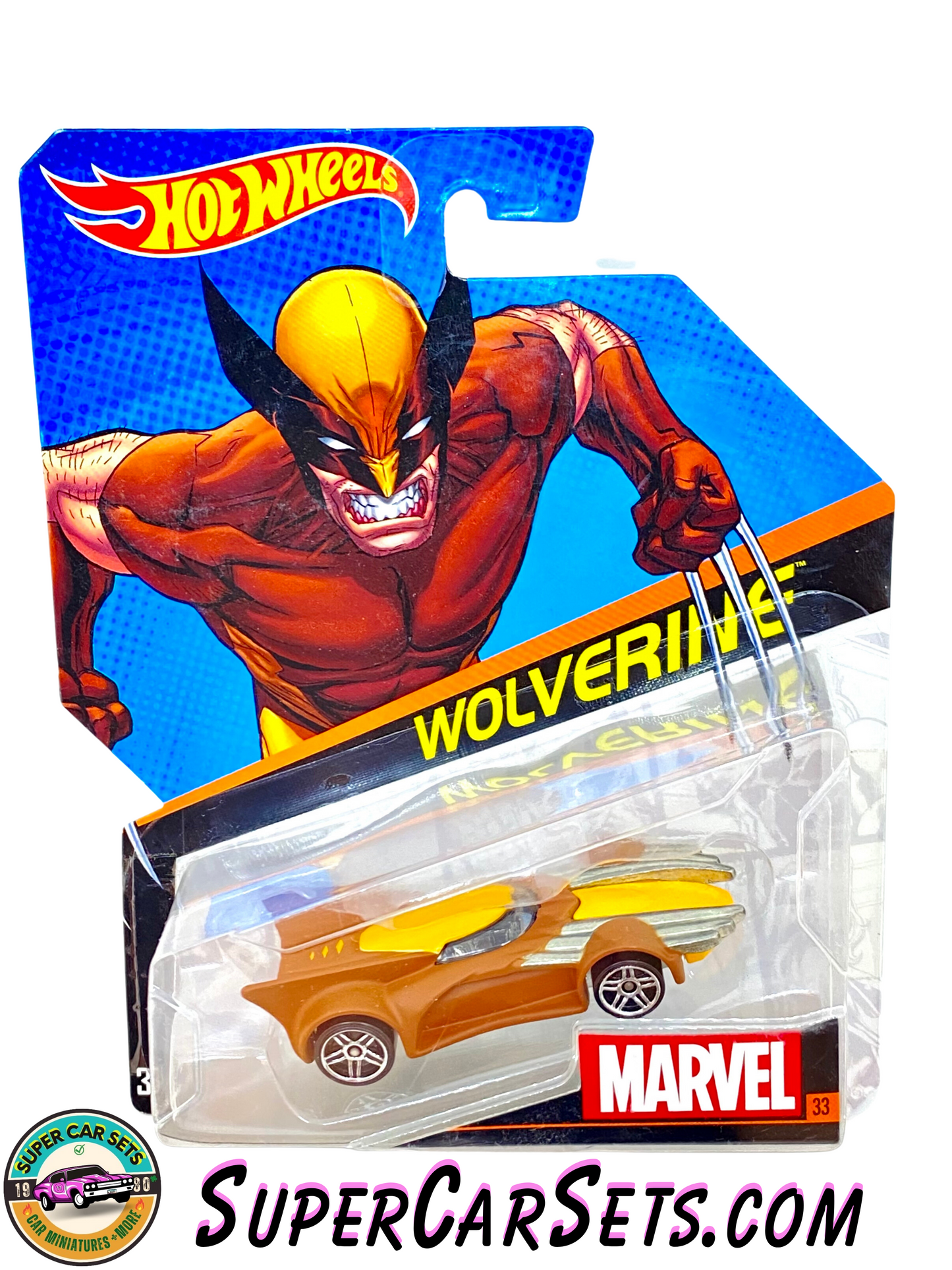 Marvel (#33) Wolverine - Hot Wheels