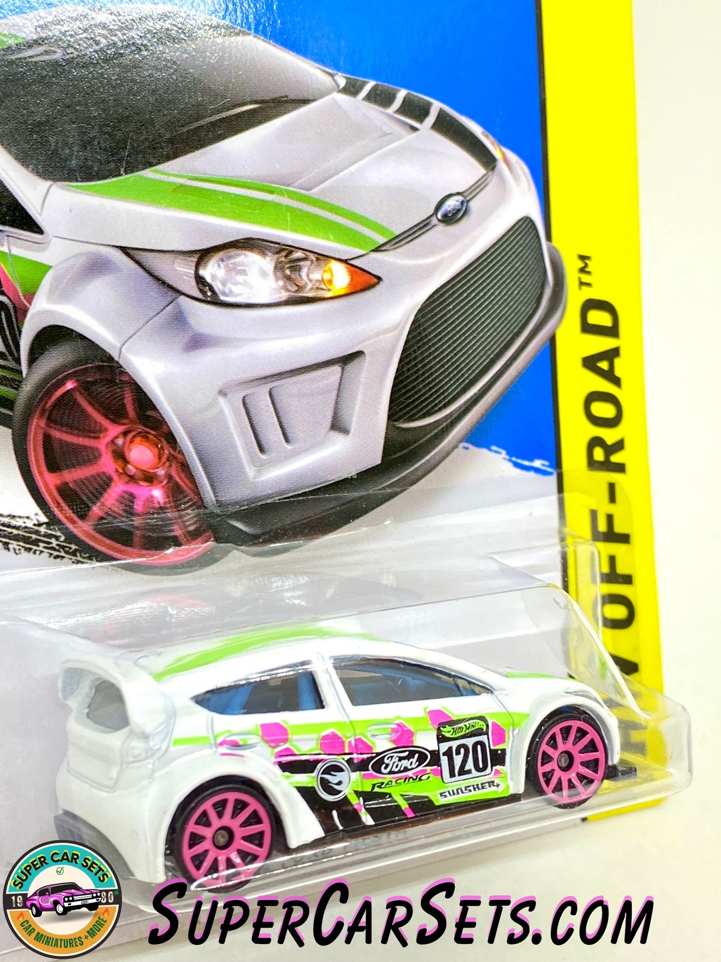 12 Ford Fiesta (TREASURE HUNT) - Hot Wheels HW Off-Road - 2014 (106/250)