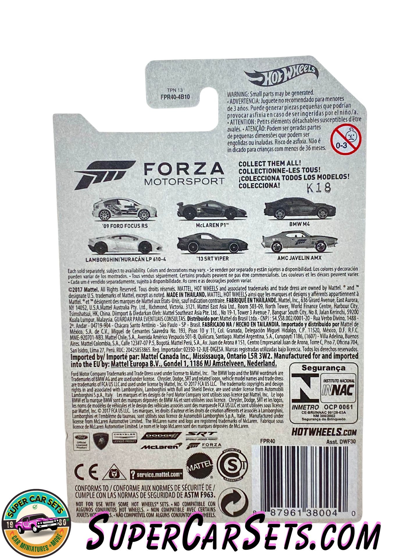 Hot Wheels - Forza Motorsport - Ford Falcon Race Car - X-Box