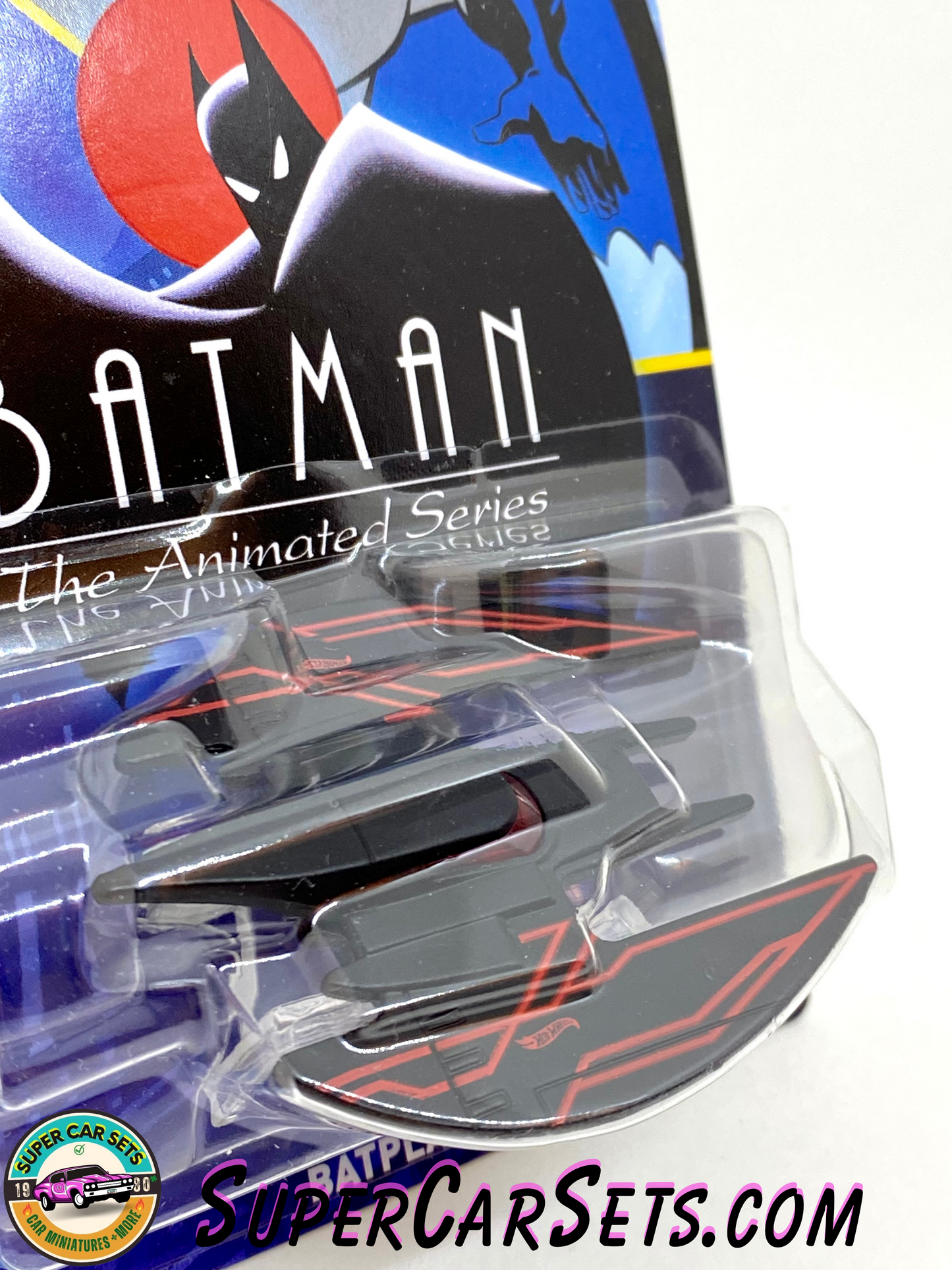 Hot Wheels - DC - Batman - (8/20) - Batplane (with stand)