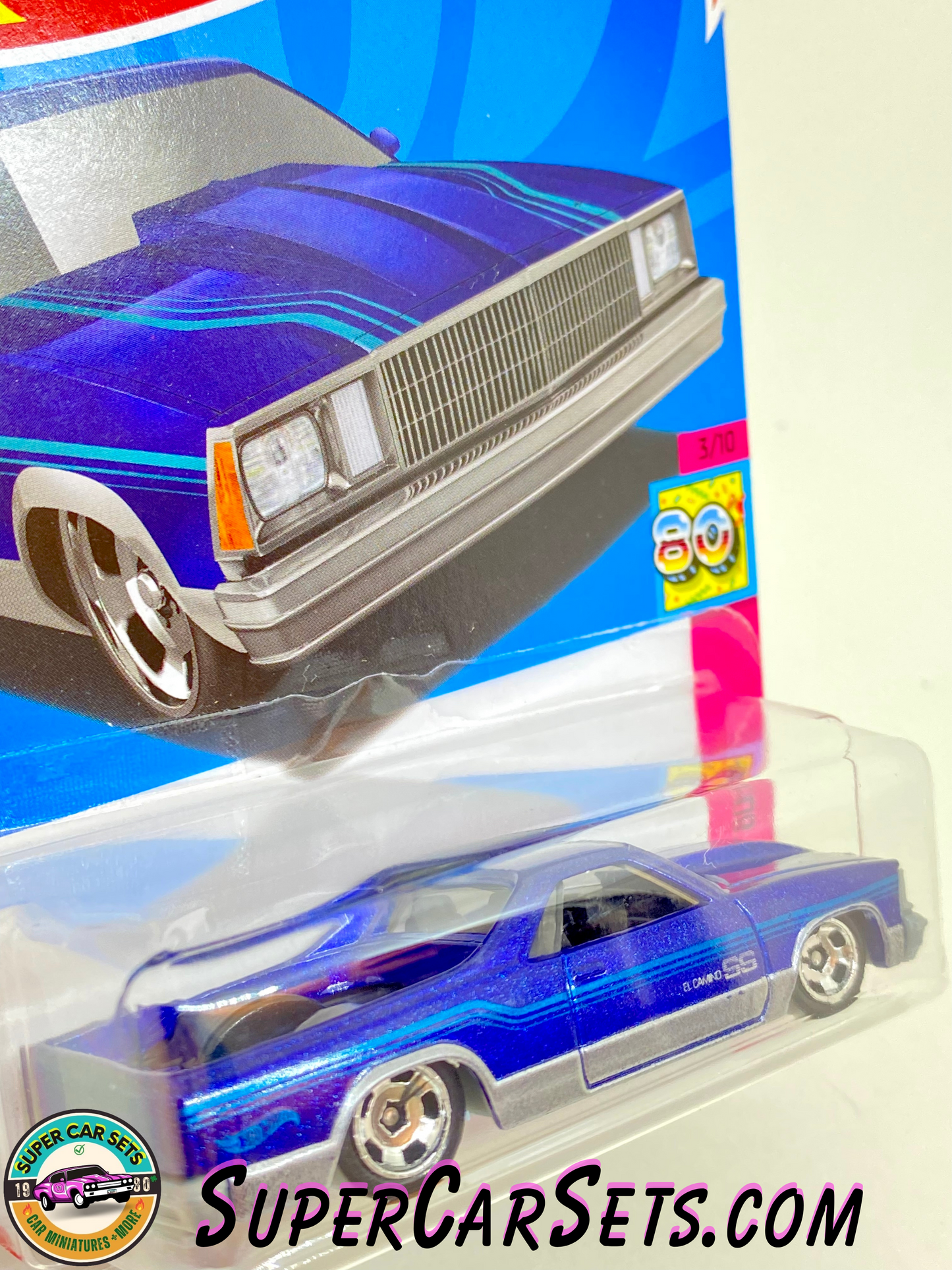 80 El Camino (blue colour) - Hot Wheels HW: The ‘80s - 2023 (3/10)