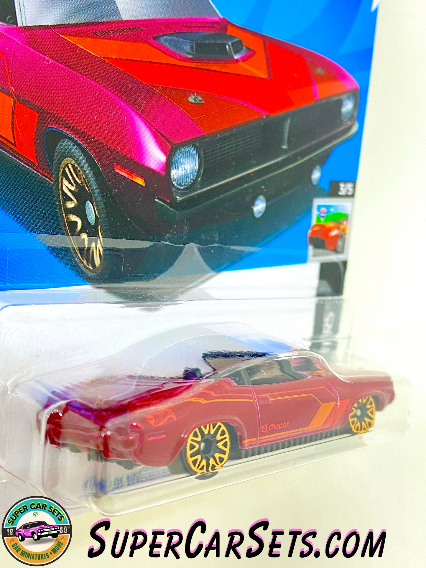 70 Plymouth Barracuda (red colour) - Hot Wheels HW Roadsters - 2024 (3/5) (20/250) (Copy)