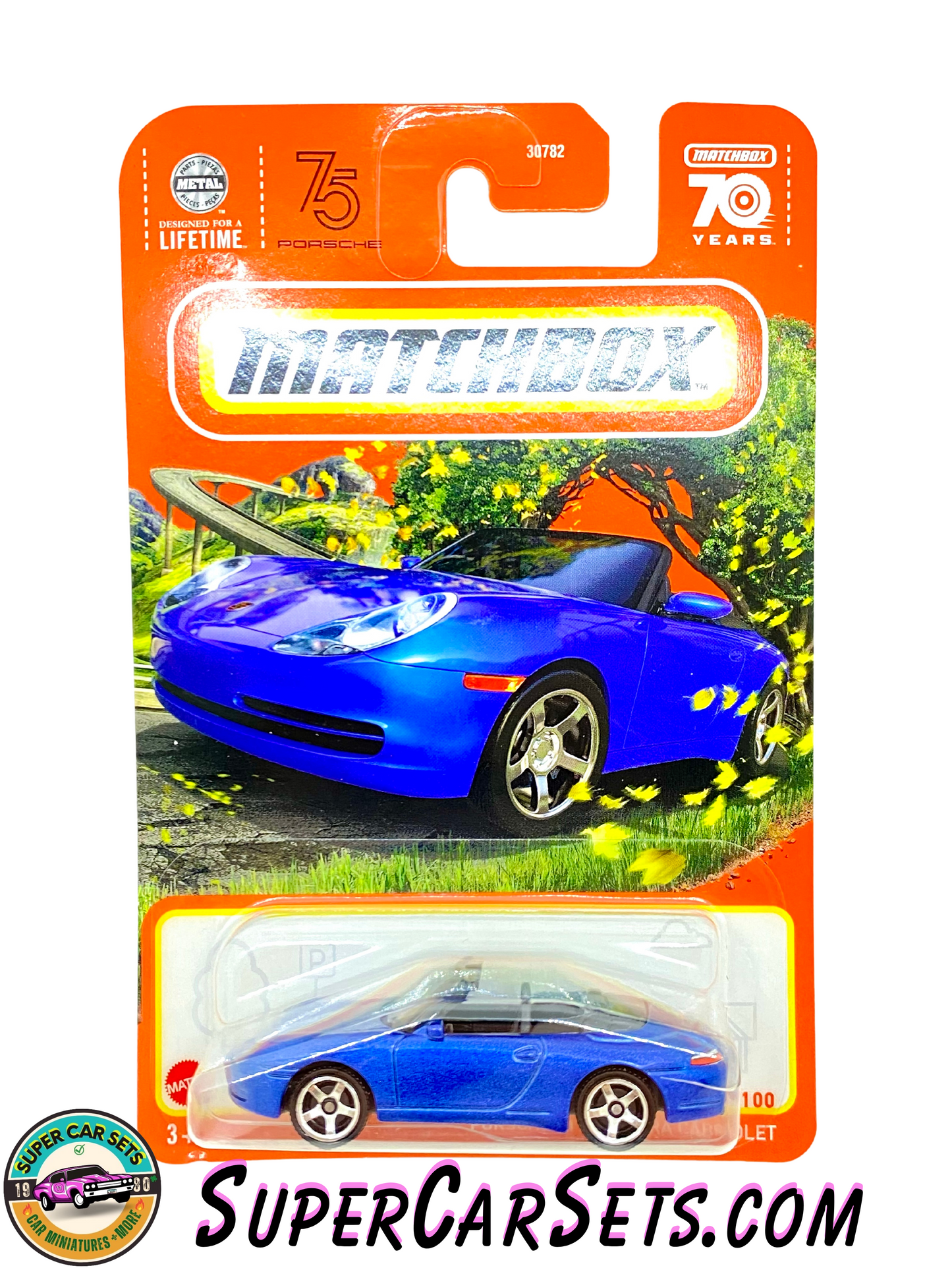 Porsche 911 Carrera Cabriolet (79/100) (Blue colour) - Matchbox