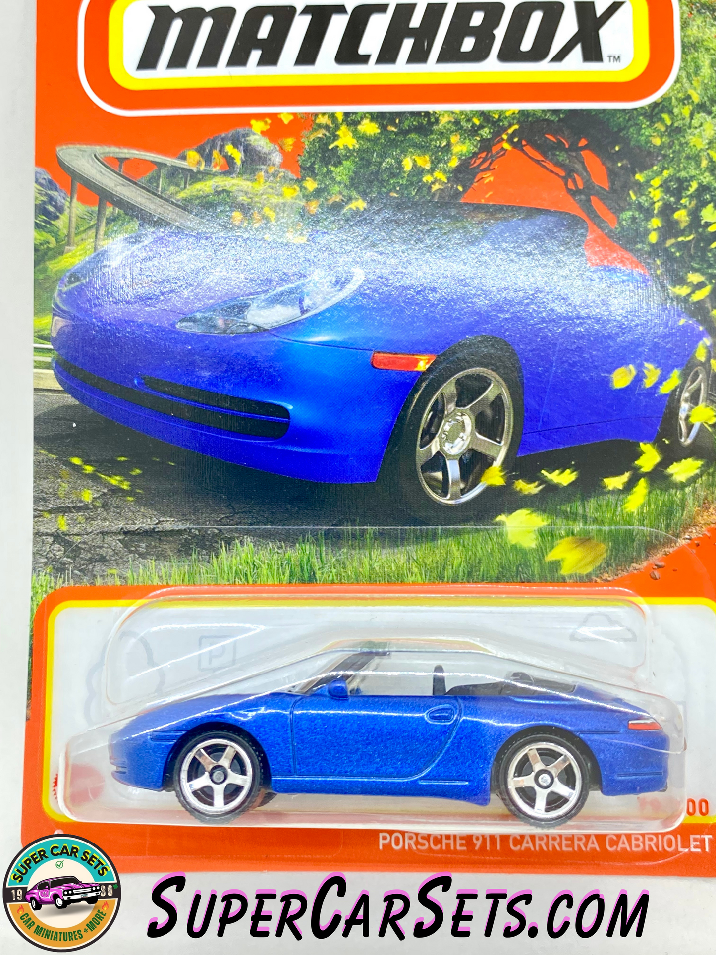 Porsche 911 Carrera Cabriolet (79/100) (Blue colour) - Matchbox