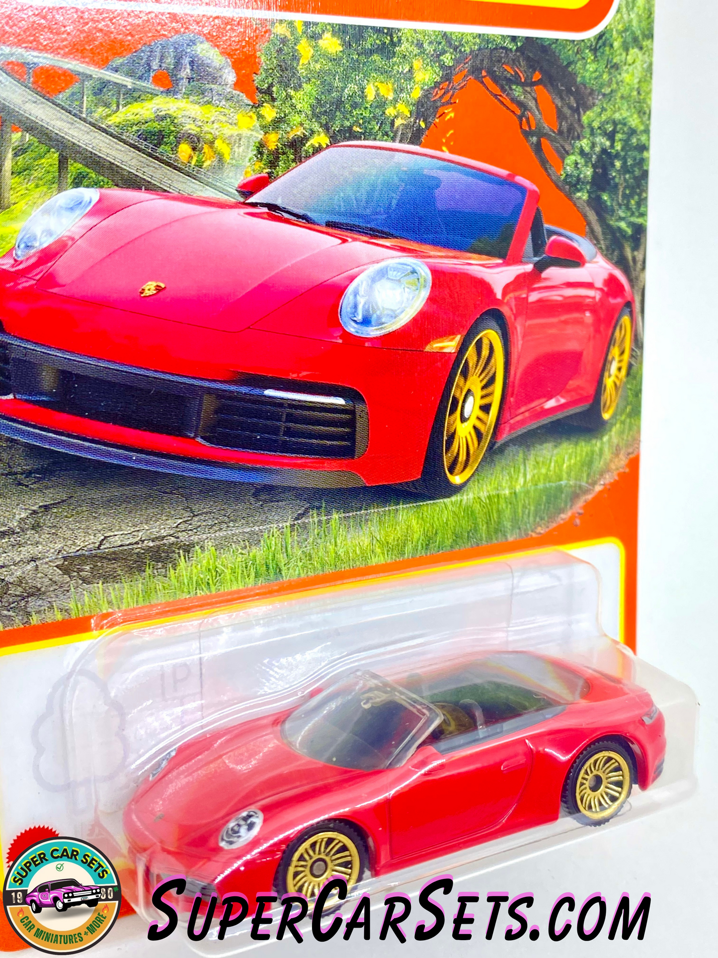 Porsche 911 Carrera Cabriolet (79/100) (red colour) - Matchbox