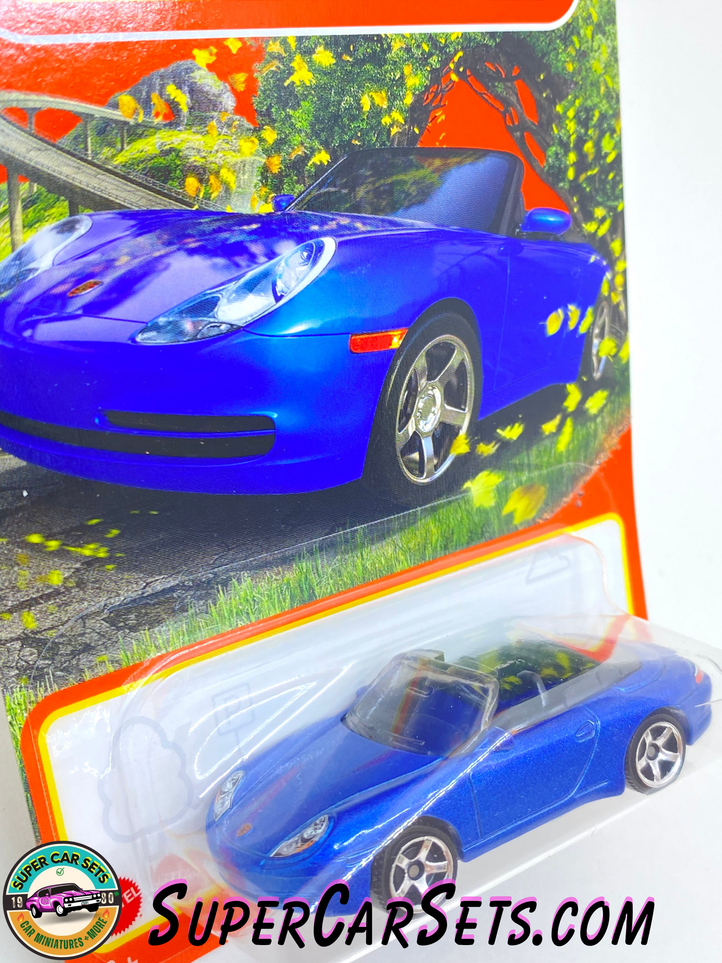 Porsche 911 Carrera Cabriolet (79/100) (Blue colour) - Matchbox