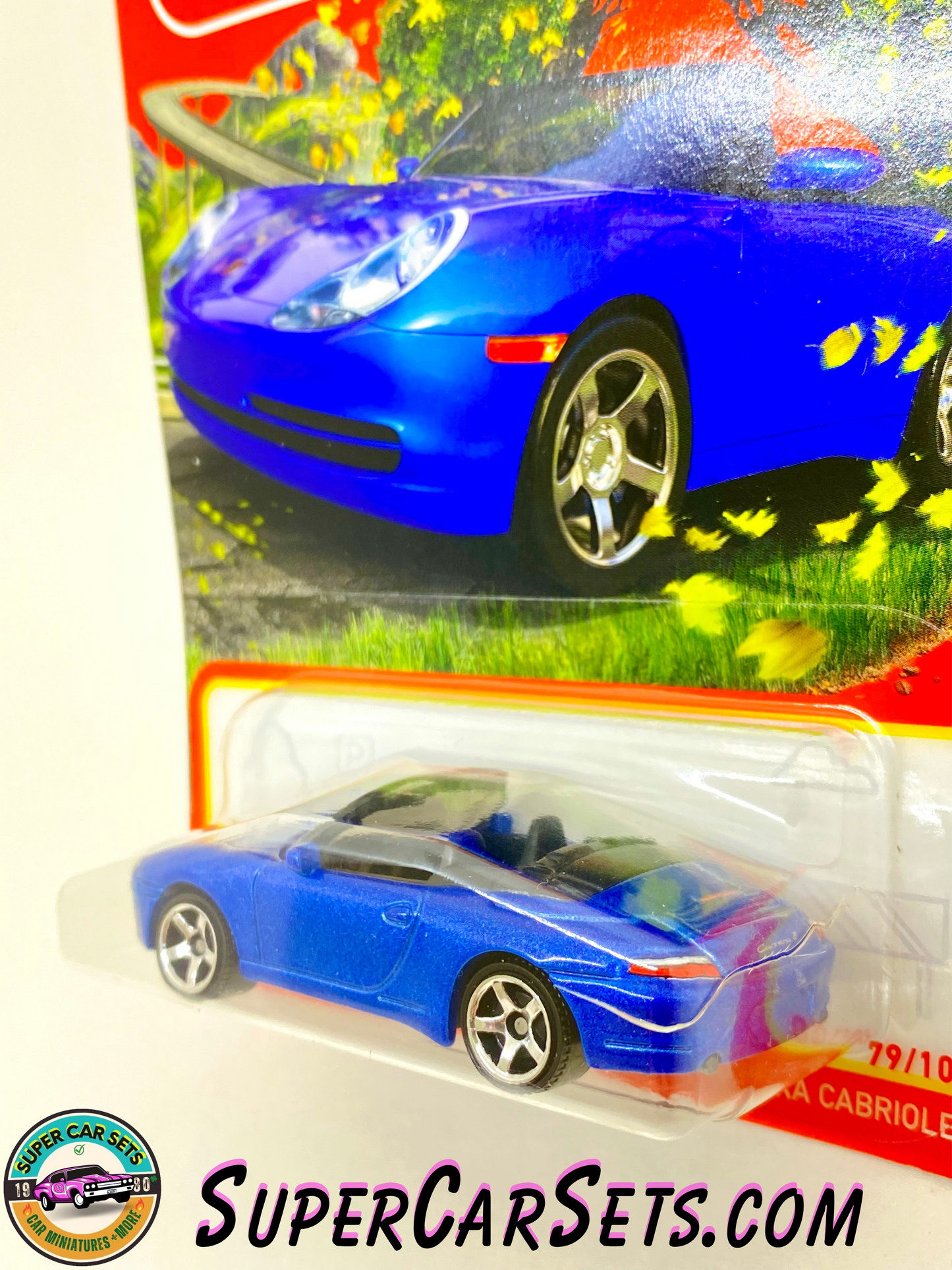 Porsche 911 Carrera Cabriolet (79/100) (Blue colour) - Matchbox