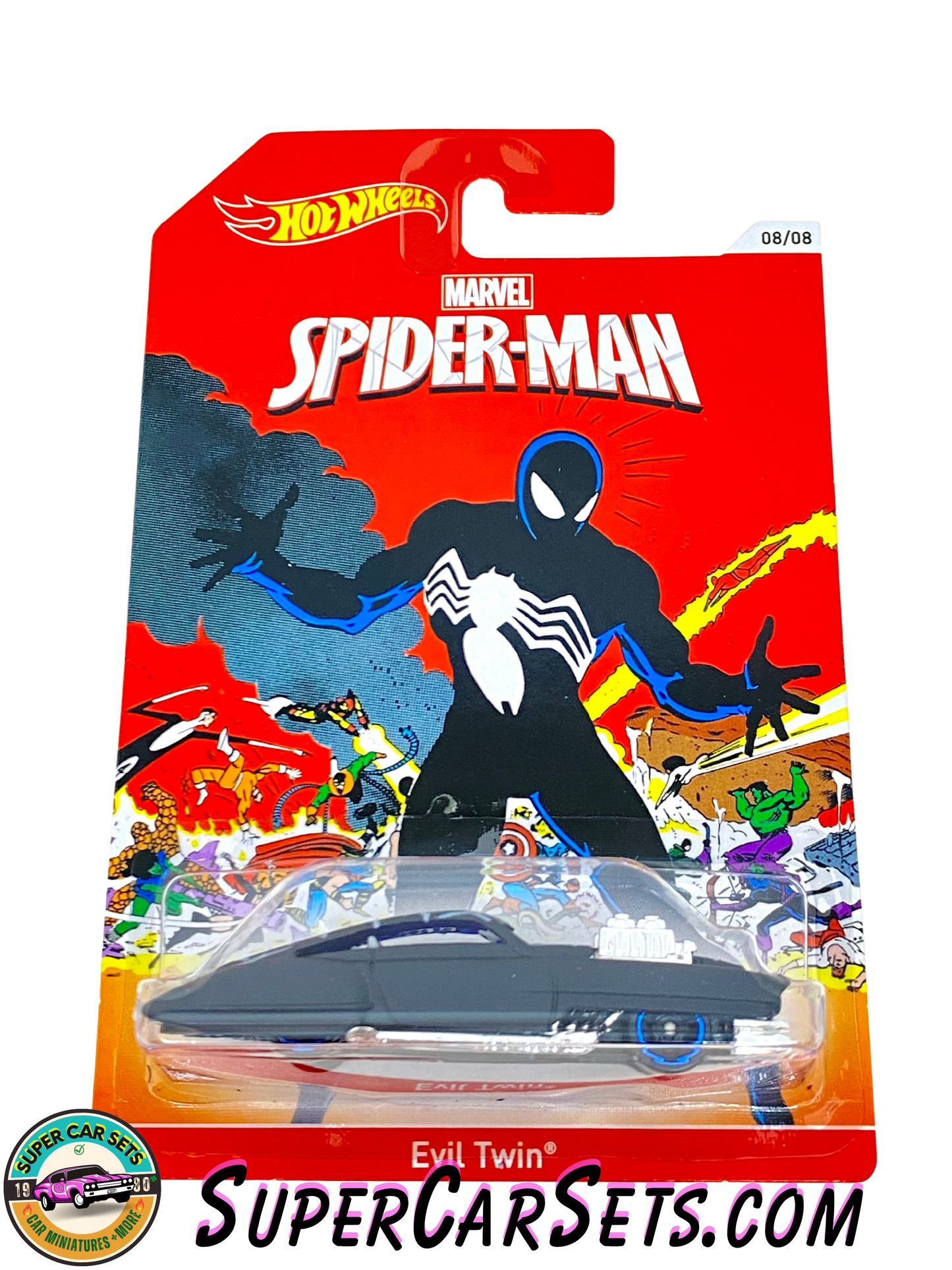 Hot Wheels - Marvel Spider-Man - (8/8) Evil Twin (Chase)