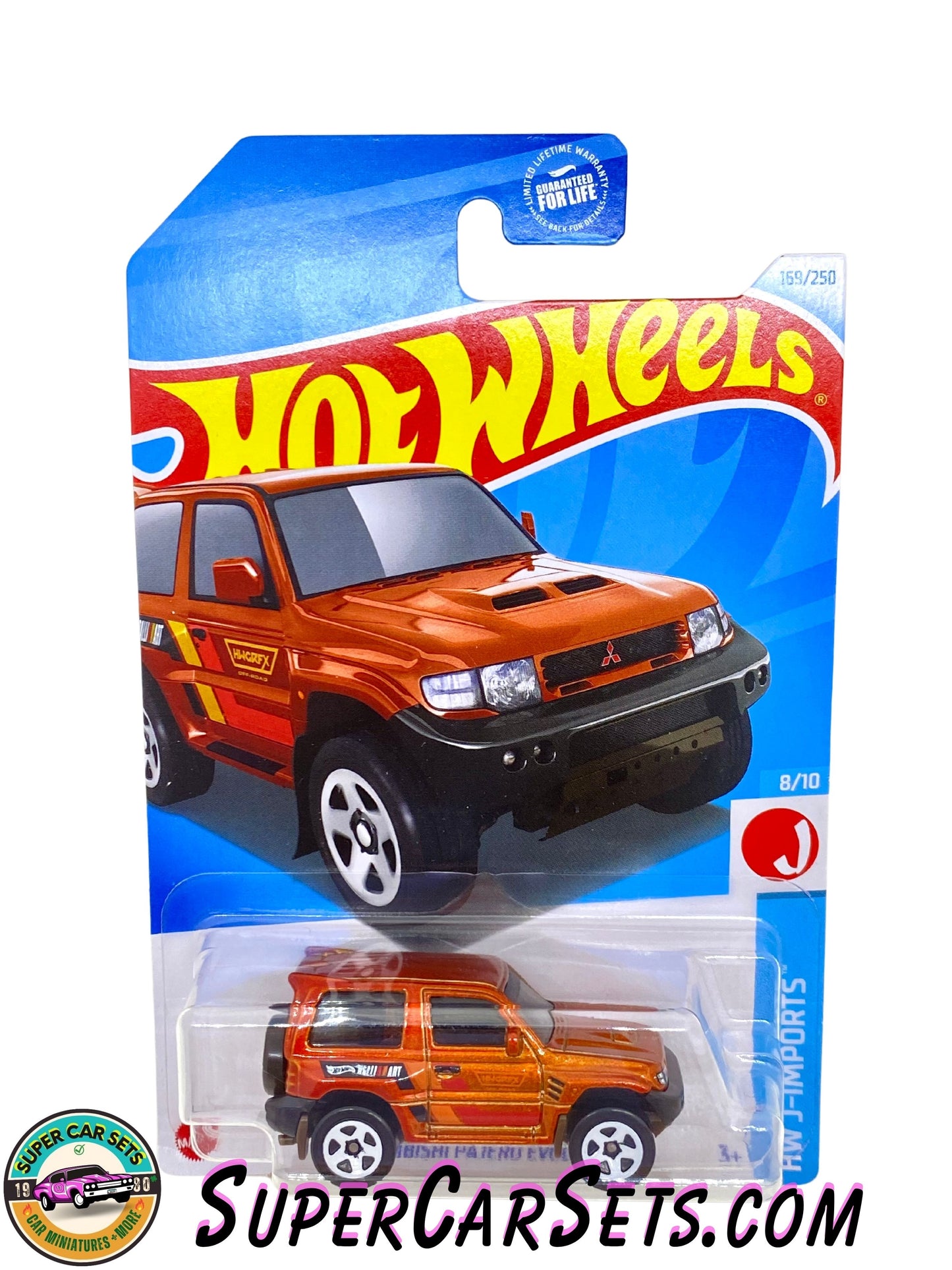 Mitsubishi Pajero Evolution (orange colour) - Hot Wheels HW J-Imports - 2024 (8/10) (169/250)