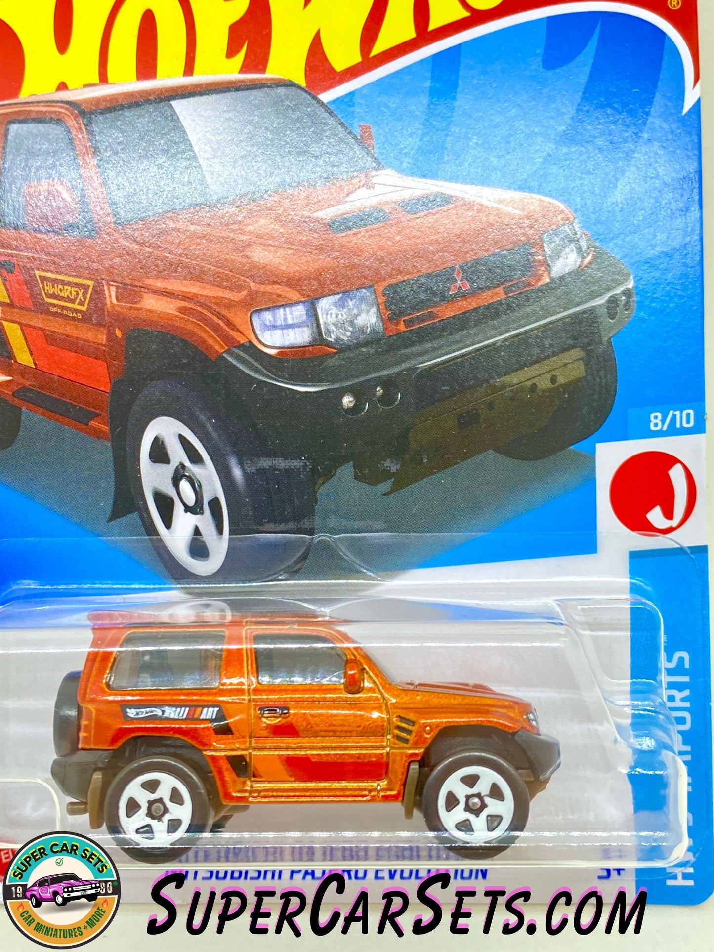 Mitsubishi Pajero Evolution (orange colour) - Hot Wheels HW J-Imports - 2024 (8/10) (169/250)