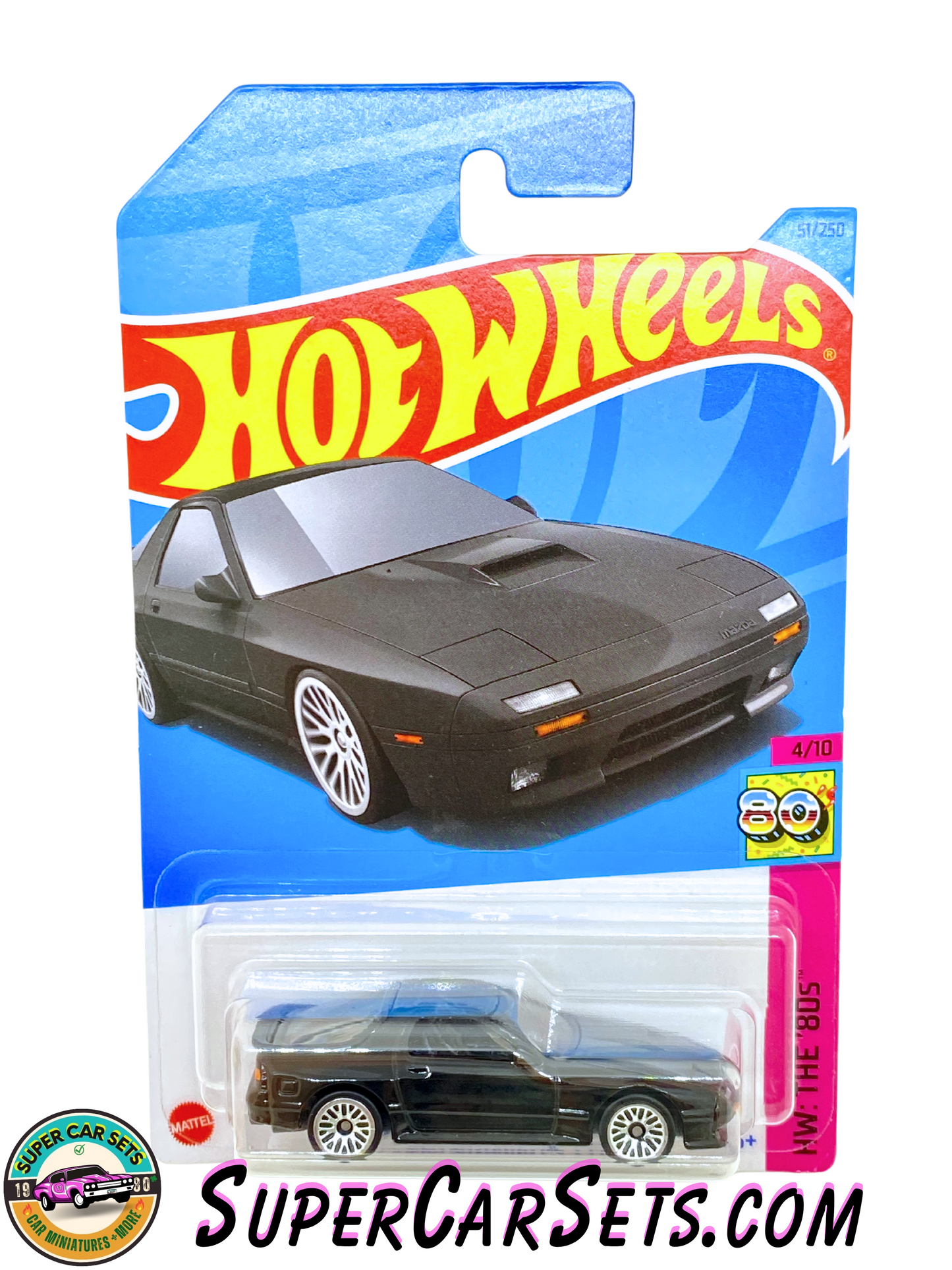 89 Mazda Savanna RX-7 FC35 (black colour) - Hot Wheels HW: The ‘80s - 2023 (4/10)