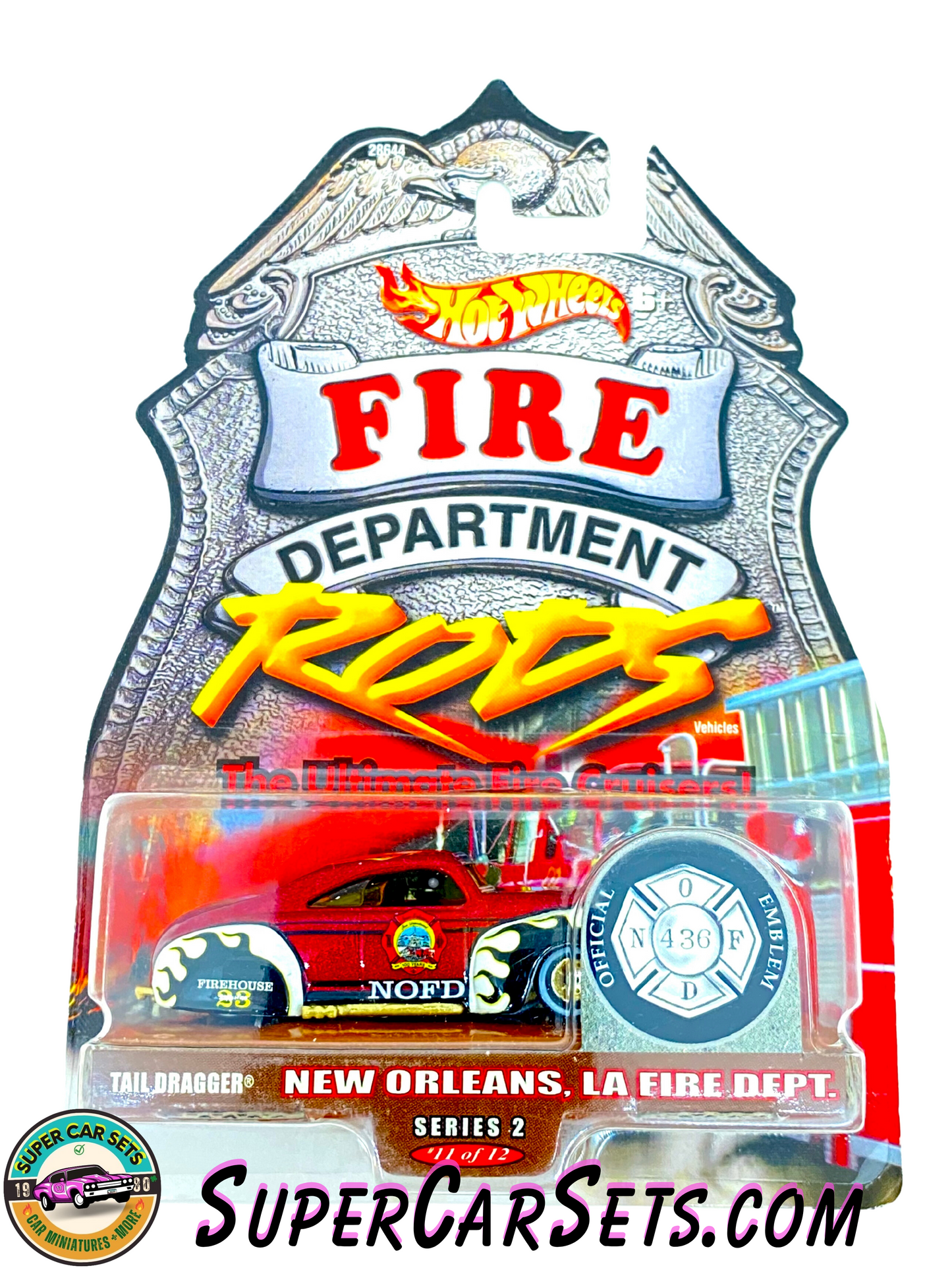 Hot Wheels - Fire Department Tail Dragger New Orleans, LA Fire Dept.  (Launched: 2001)