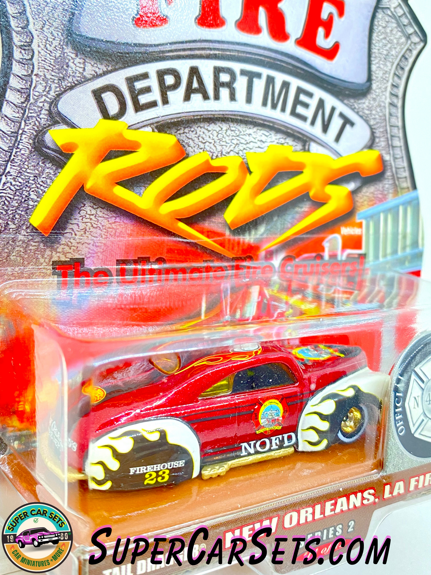 Hot Wheels - Fire Department Tail Dragger New Orleans, LA Fire Dept.  (Launched: 2001)