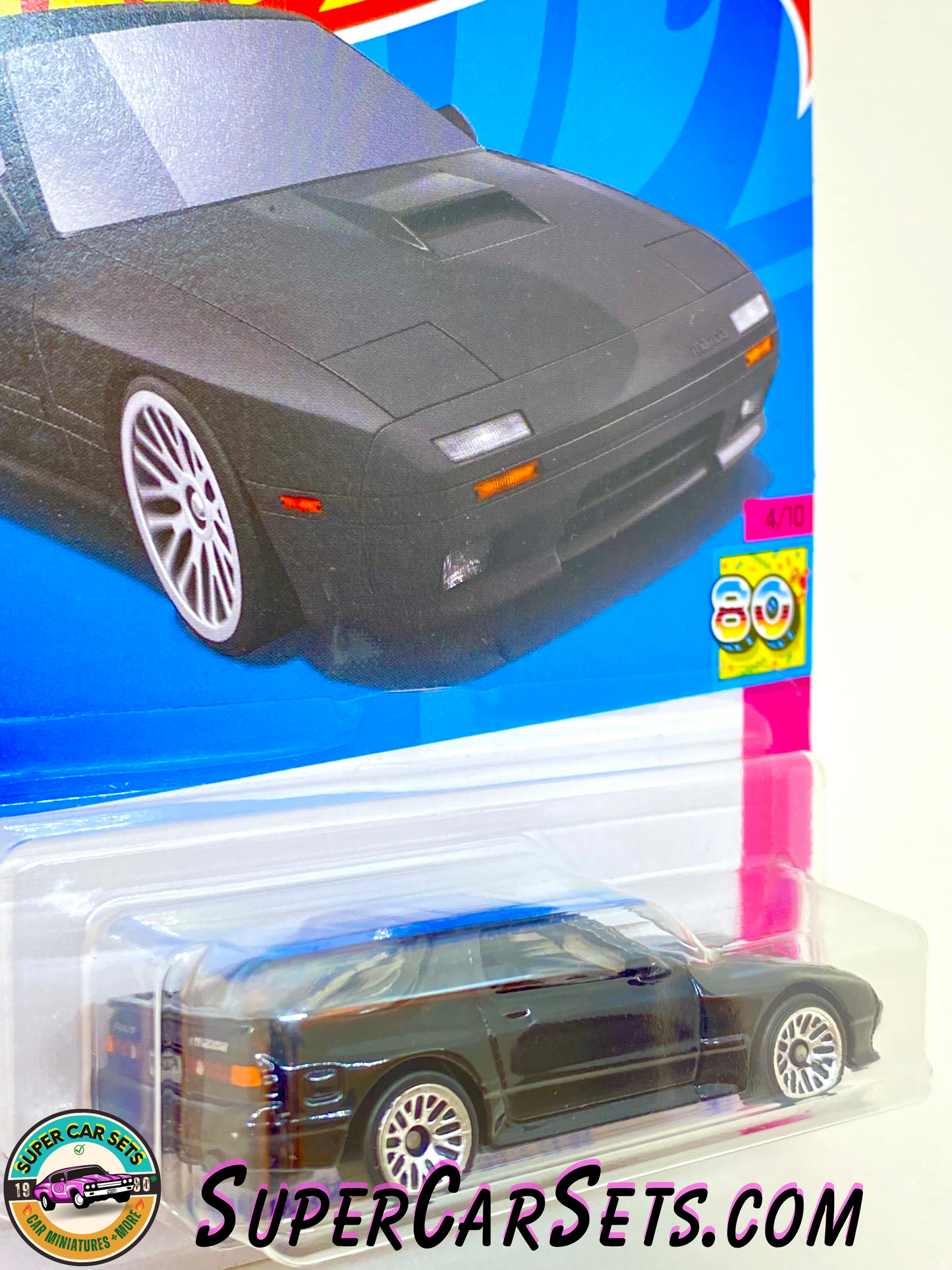 89 Mazda Savanna RX-7 FC35 (black colour) - Hot Wheels HW: The ‘80s - 2023 (4/10)