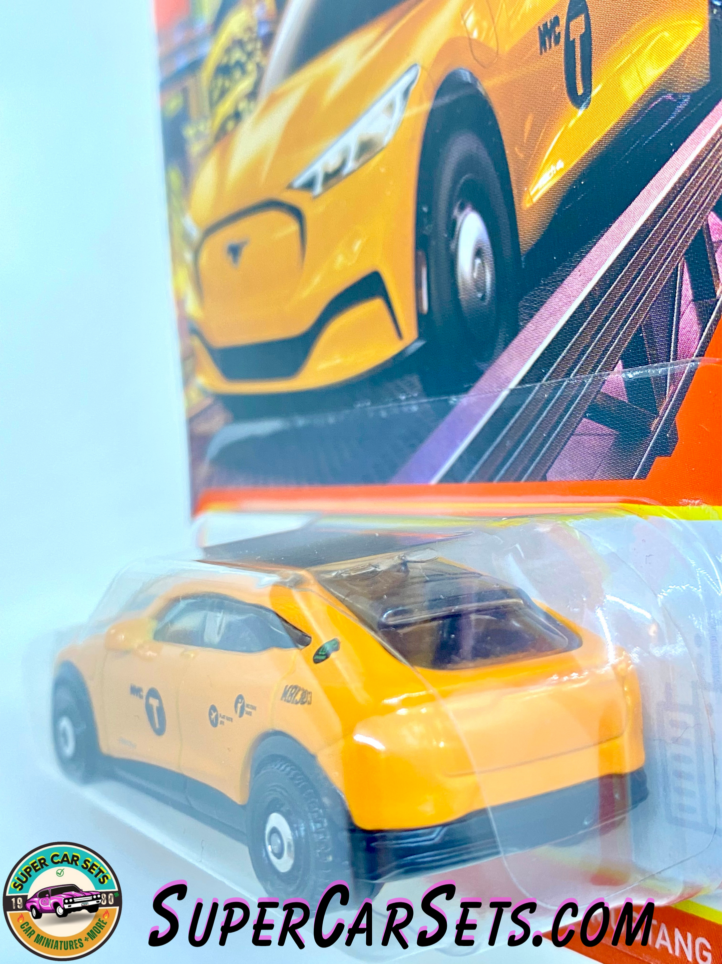 2021 Ford Mustang Mach-E (orange colour) - Matchbox