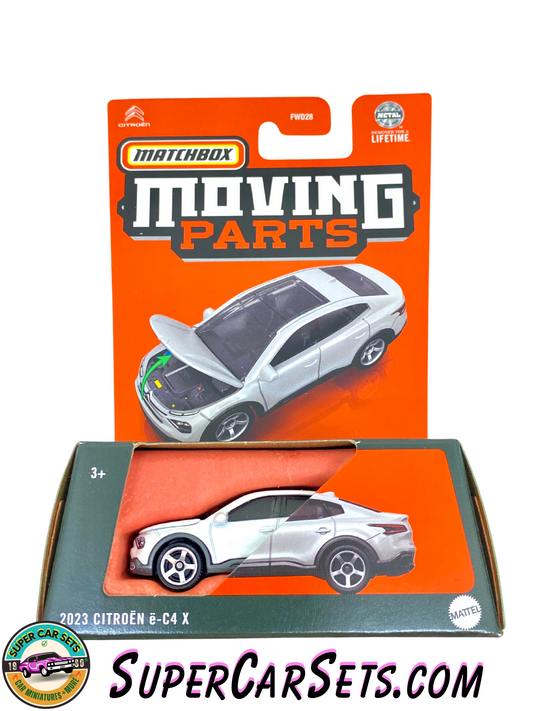 2023 Citroen e-C4 X (white colour) - Matchbox Moving Parts