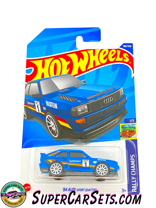 84 Audi Sport Quattro - Hot Wheels - Mainline - Rally Champs - 2023 (1/5) (180/250)