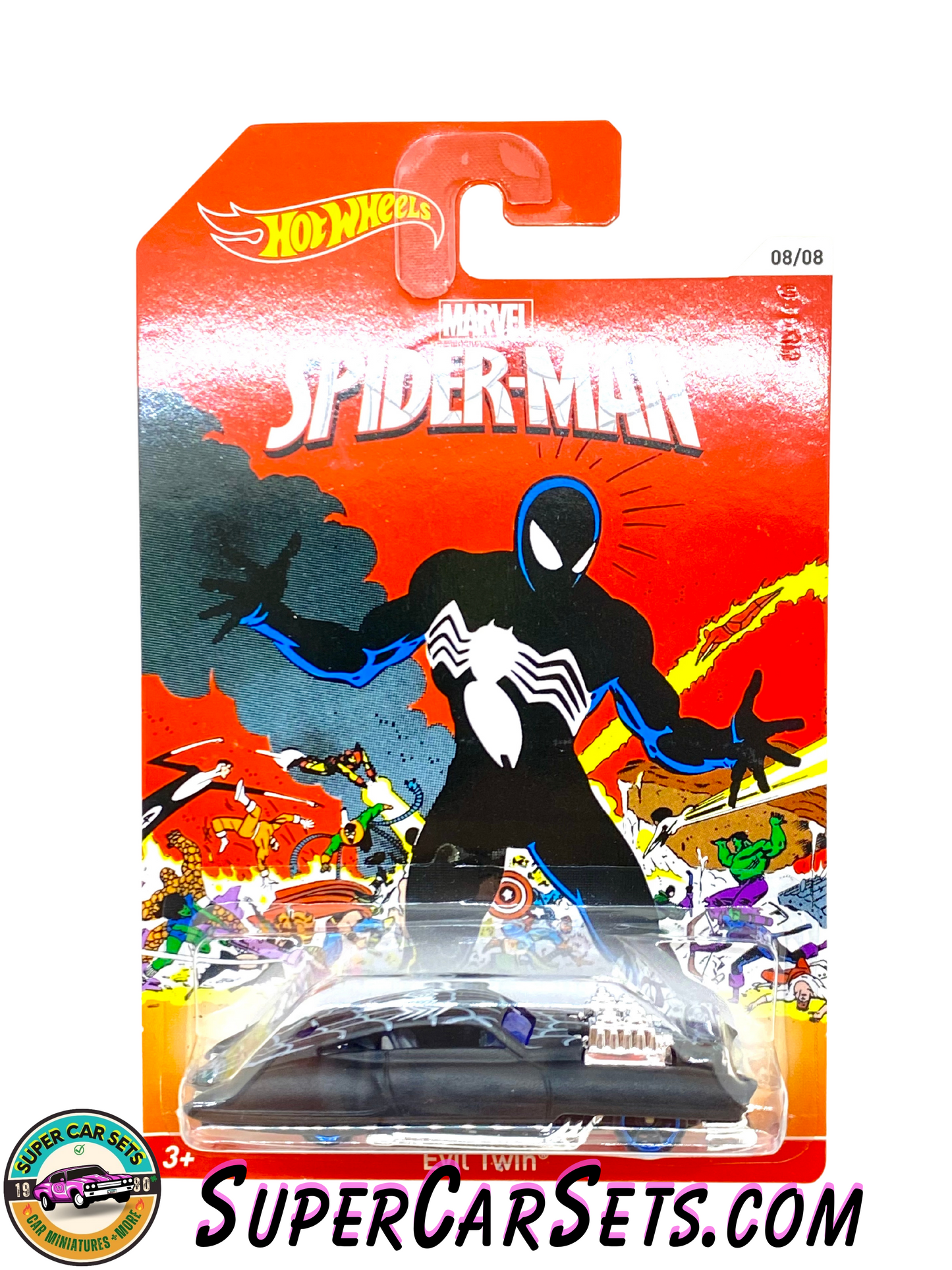 Hot Wheels - Marvel Spider-Man - (8/8) Evil Twin (Chase)