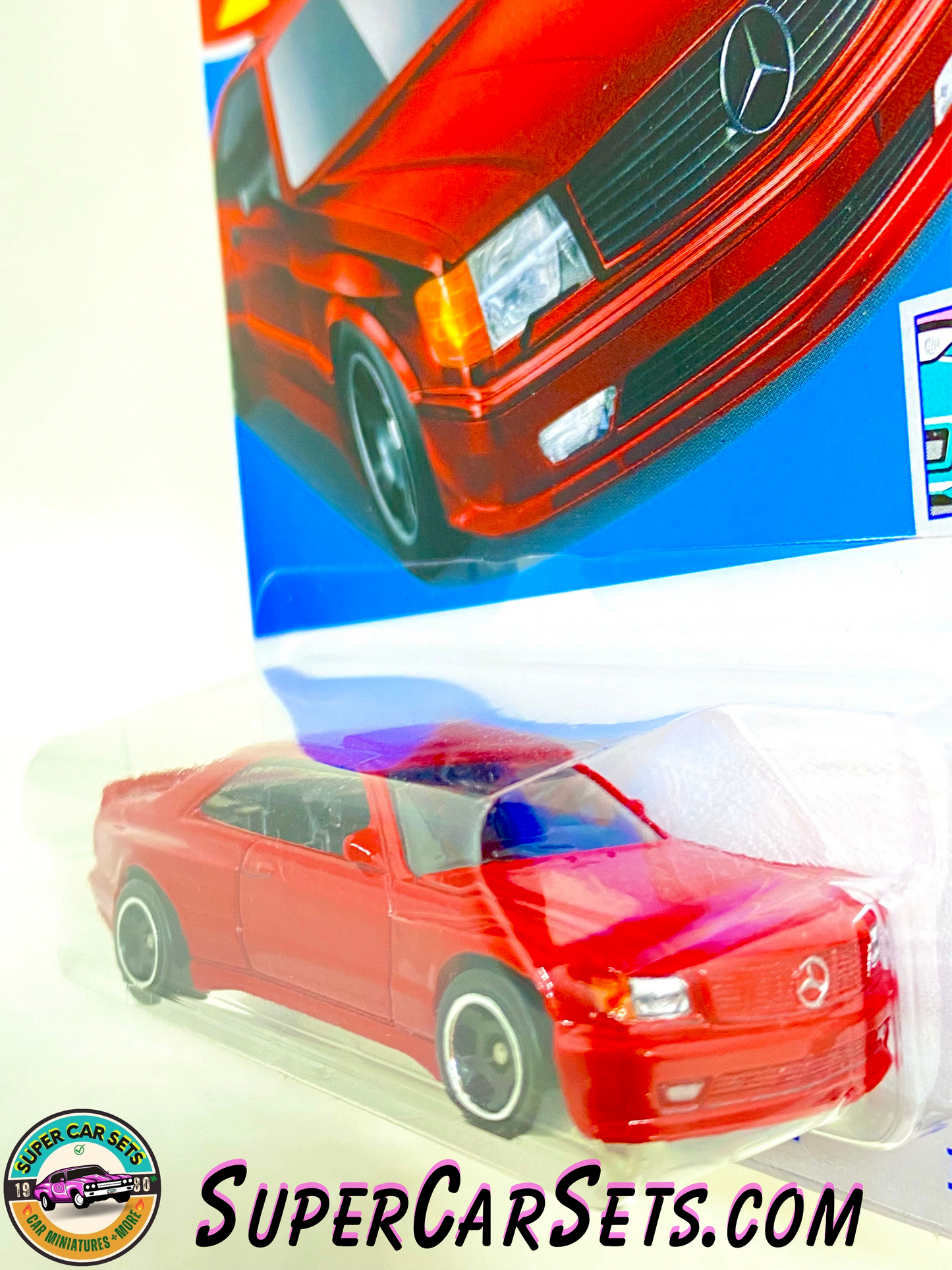 89 Mercedes-Benz 560 SEC AMG (red colour) - Hot Wheels HW Modified - 2024 (8/10) (82/250)