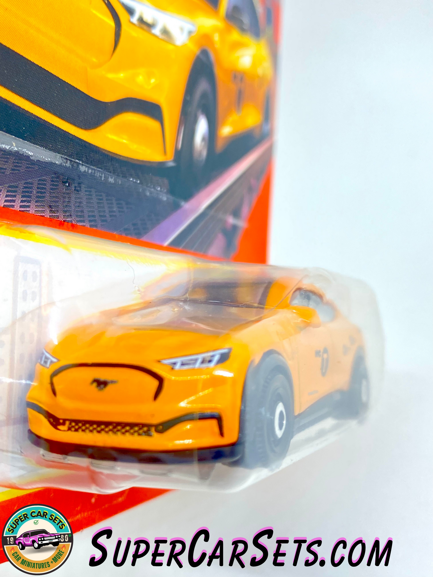 2021 Ford Mustang Mach-E (orange colour) - Matchbox