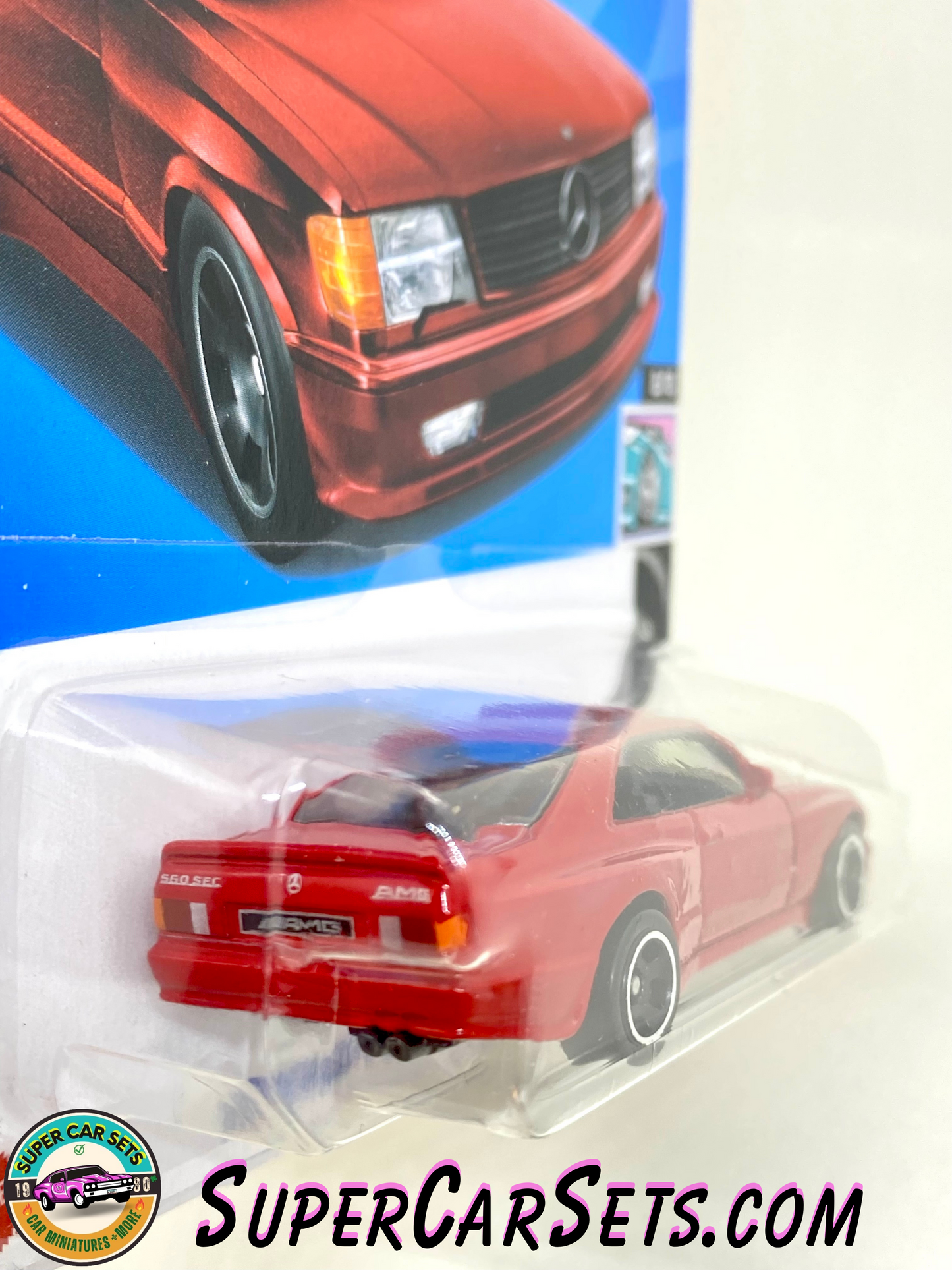 89 Mercedes-Benz 560 SEC AMG (red colour) - Hot Wheels HW Modified - 2024 (8/10) (82/250)