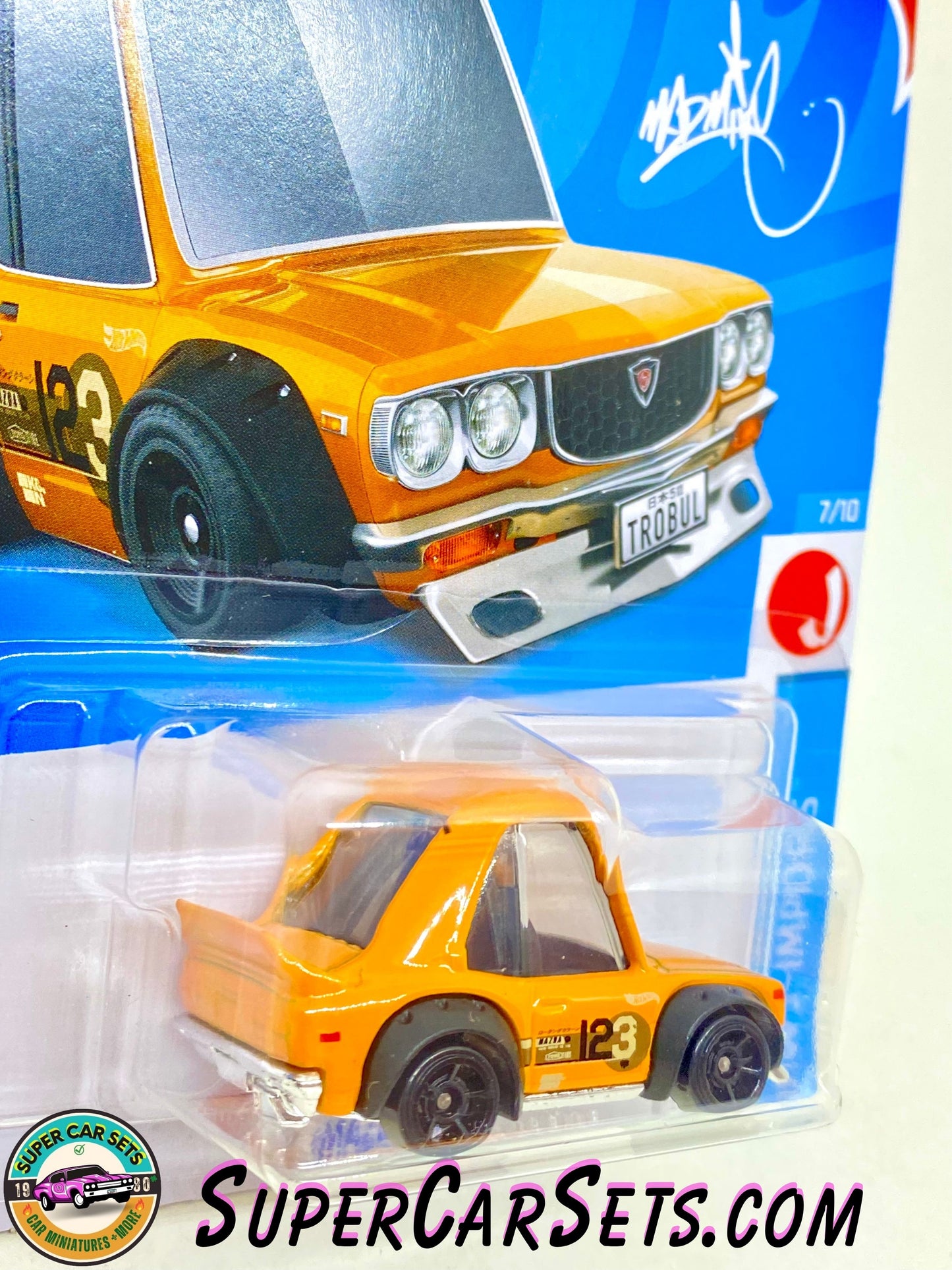 Mazda RX-3 (orange colour) - Hot Wheels HW J-Imports - 2024 (7/10) (156/250)