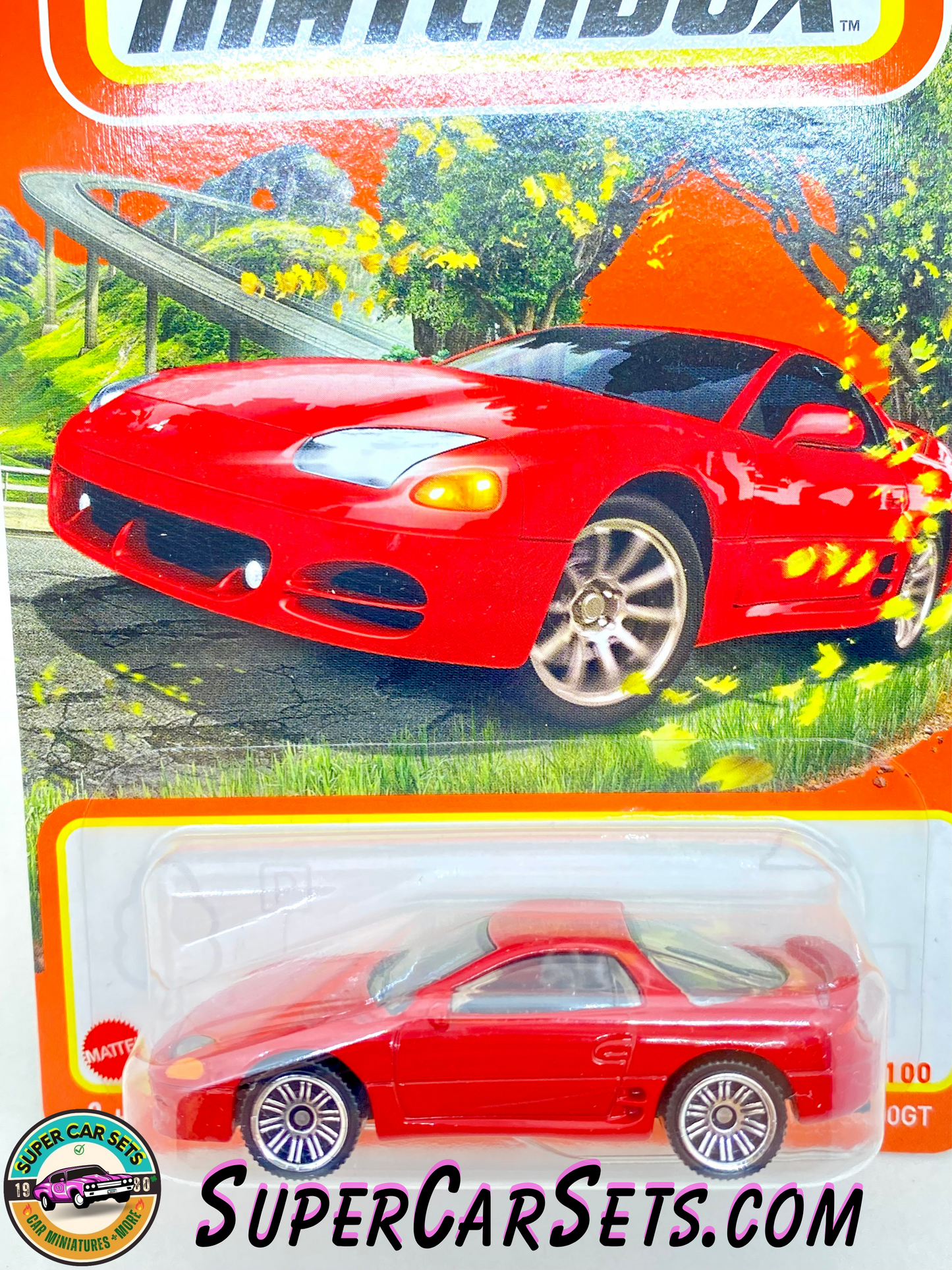 1994 Mitsubishi 3000GT (red colour) (68/100) - Matchbox