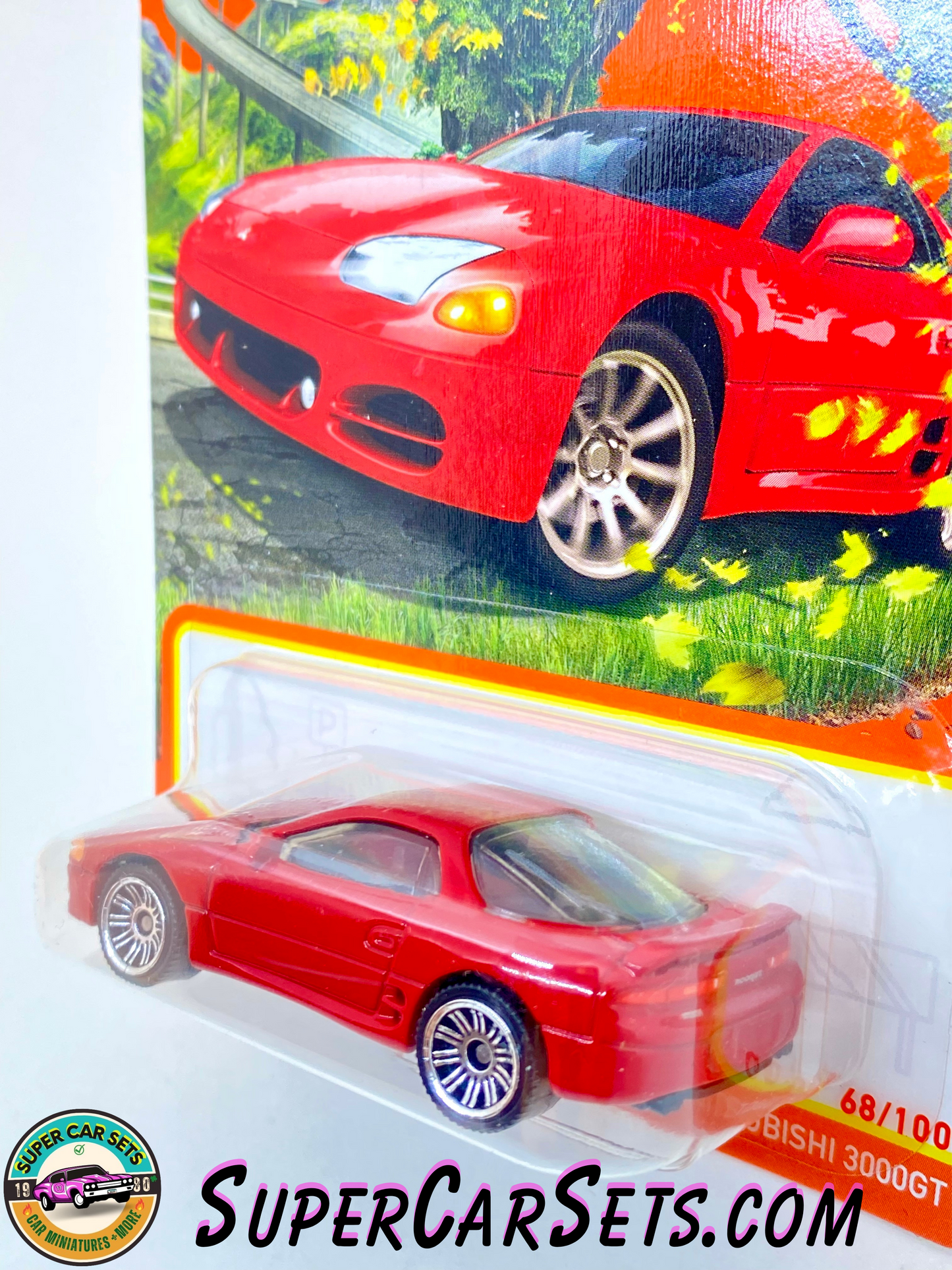 1994 Mitsubishi 3000GT (red colour) (68/100) - Matchbox