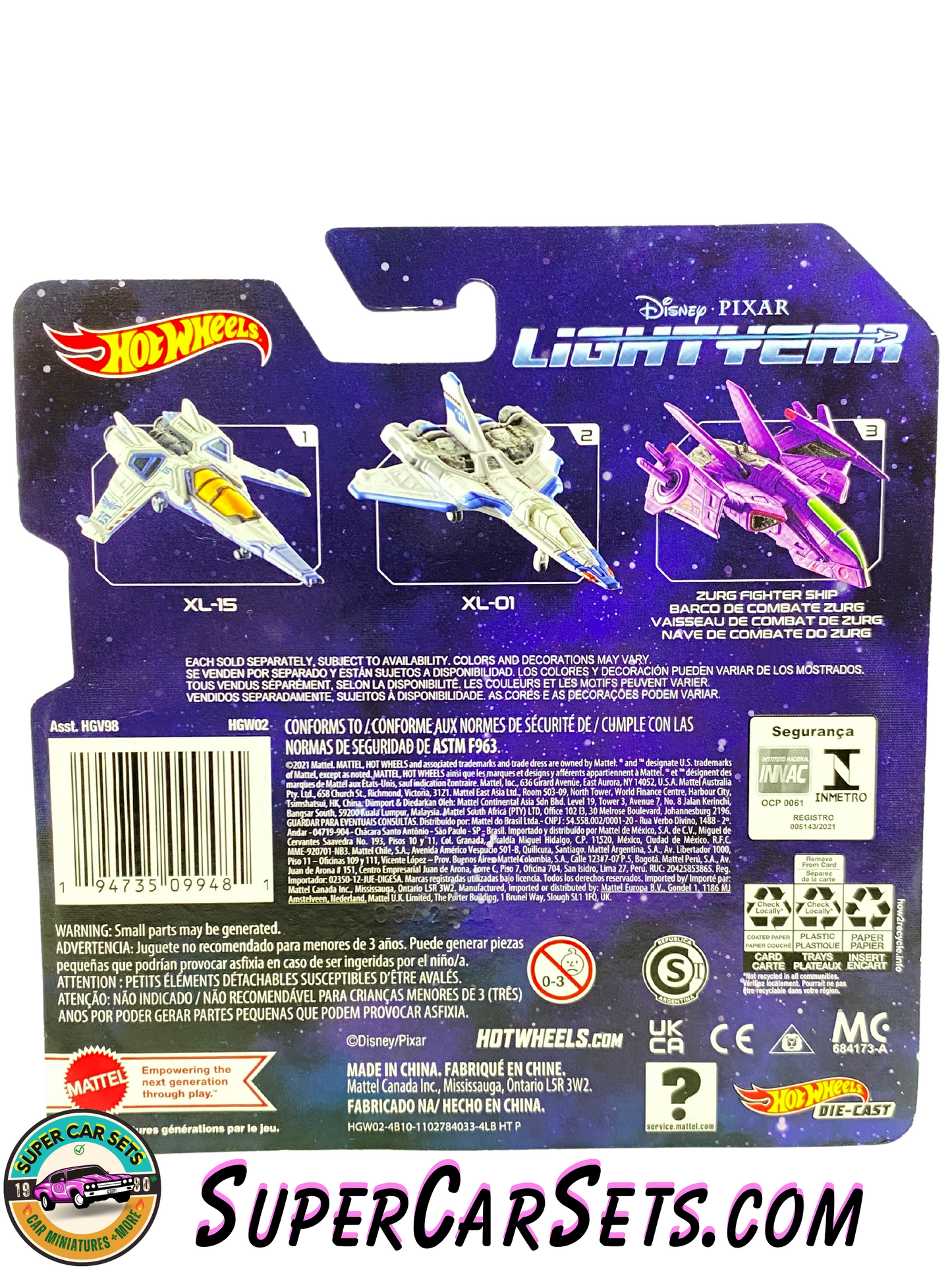 Lightyear (1/3) XL-15 - Hot Wheels Disney Pixar