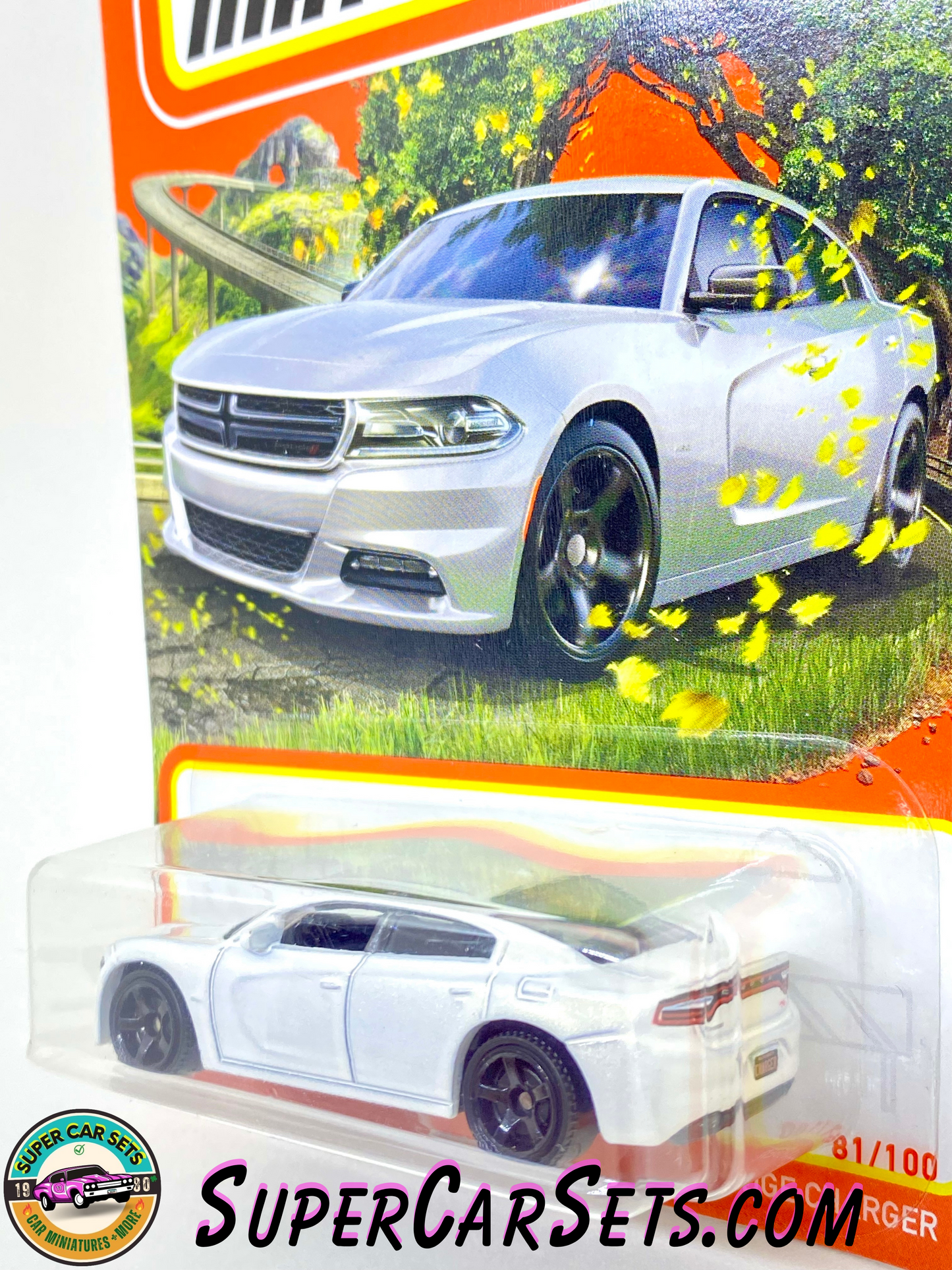 18 Dodge Charger (white colour) (81/100) - Matchbox