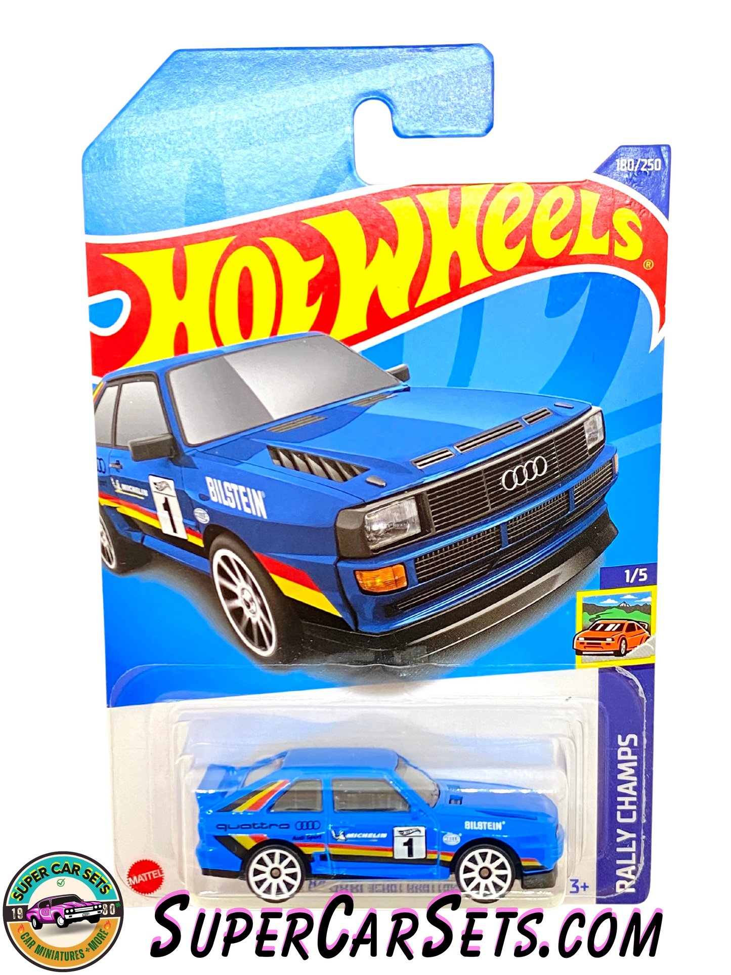 84 Audi Sport Quattro - Hot Wheels - Mainline - Rally Champs - 2023 (1/5) (180/250)