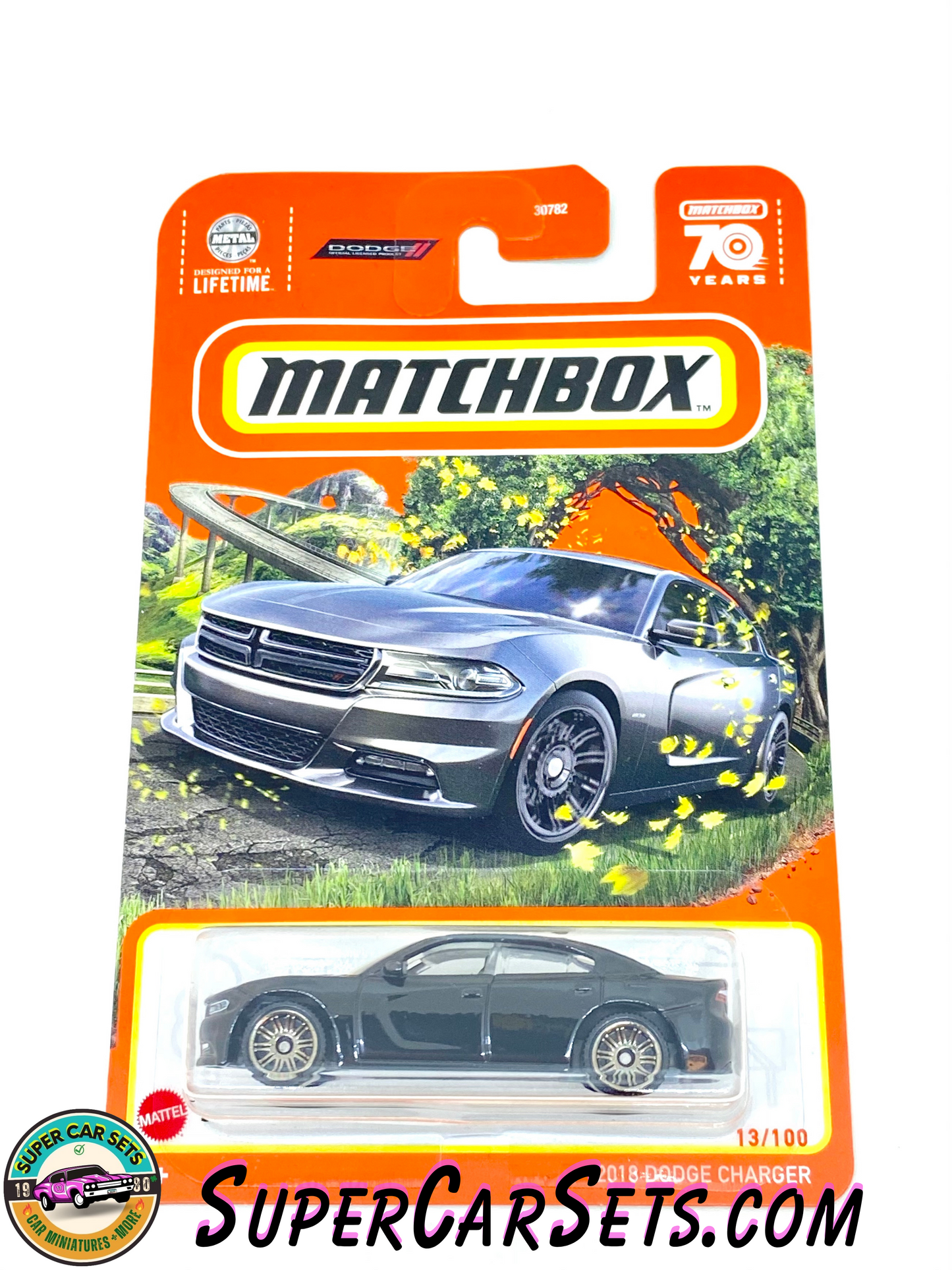 2018 Dodge Charger (black colour) (13/100)  - Matchbox