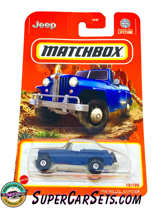 1948 Willys Jeepster (dark blue colour) (10/100) - Matchbox