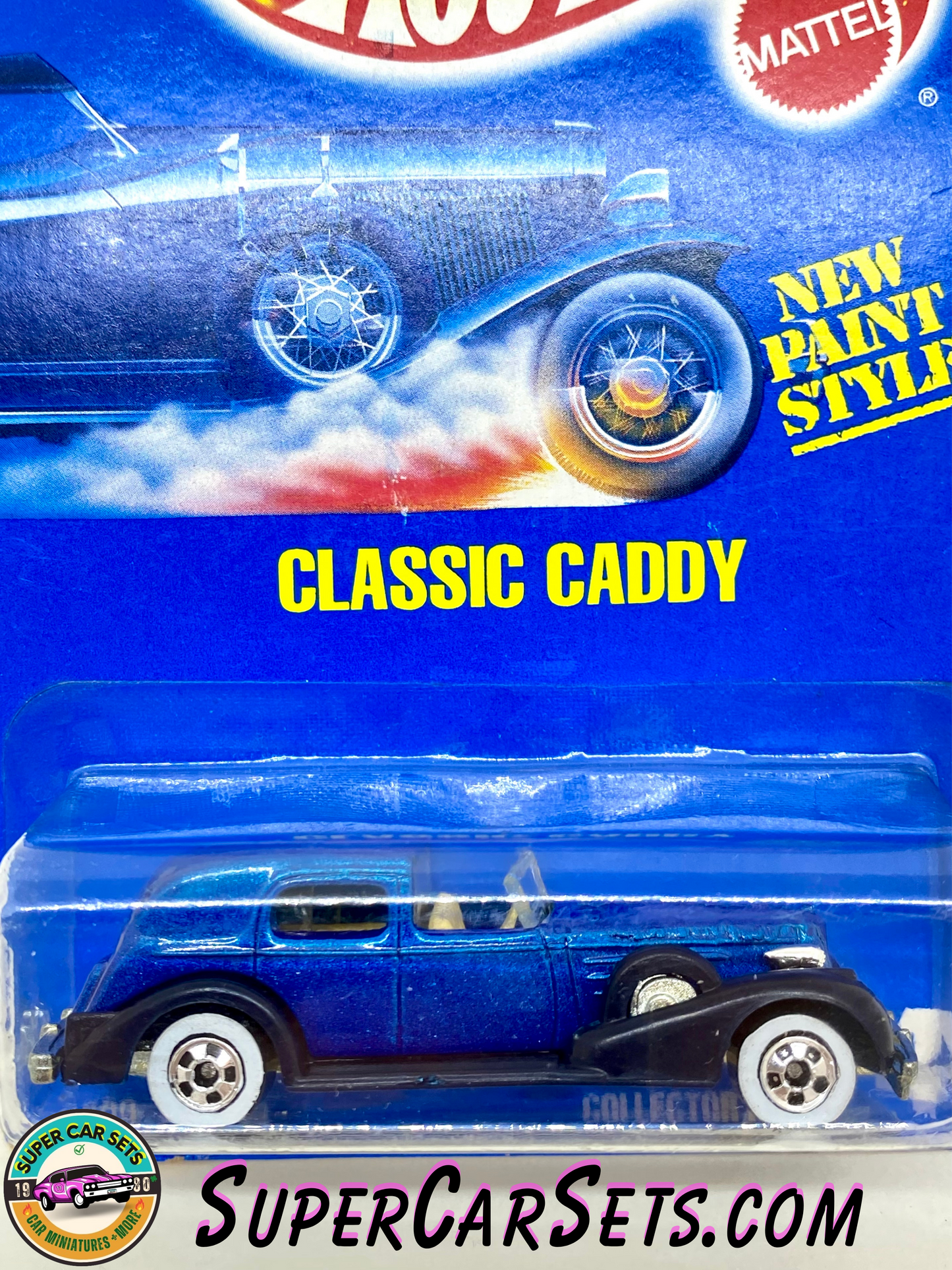 Hot Wheels (VINTAGE) (Year launched 1992) - Classic Caddy (#44) (#2529) (card slightly bent)