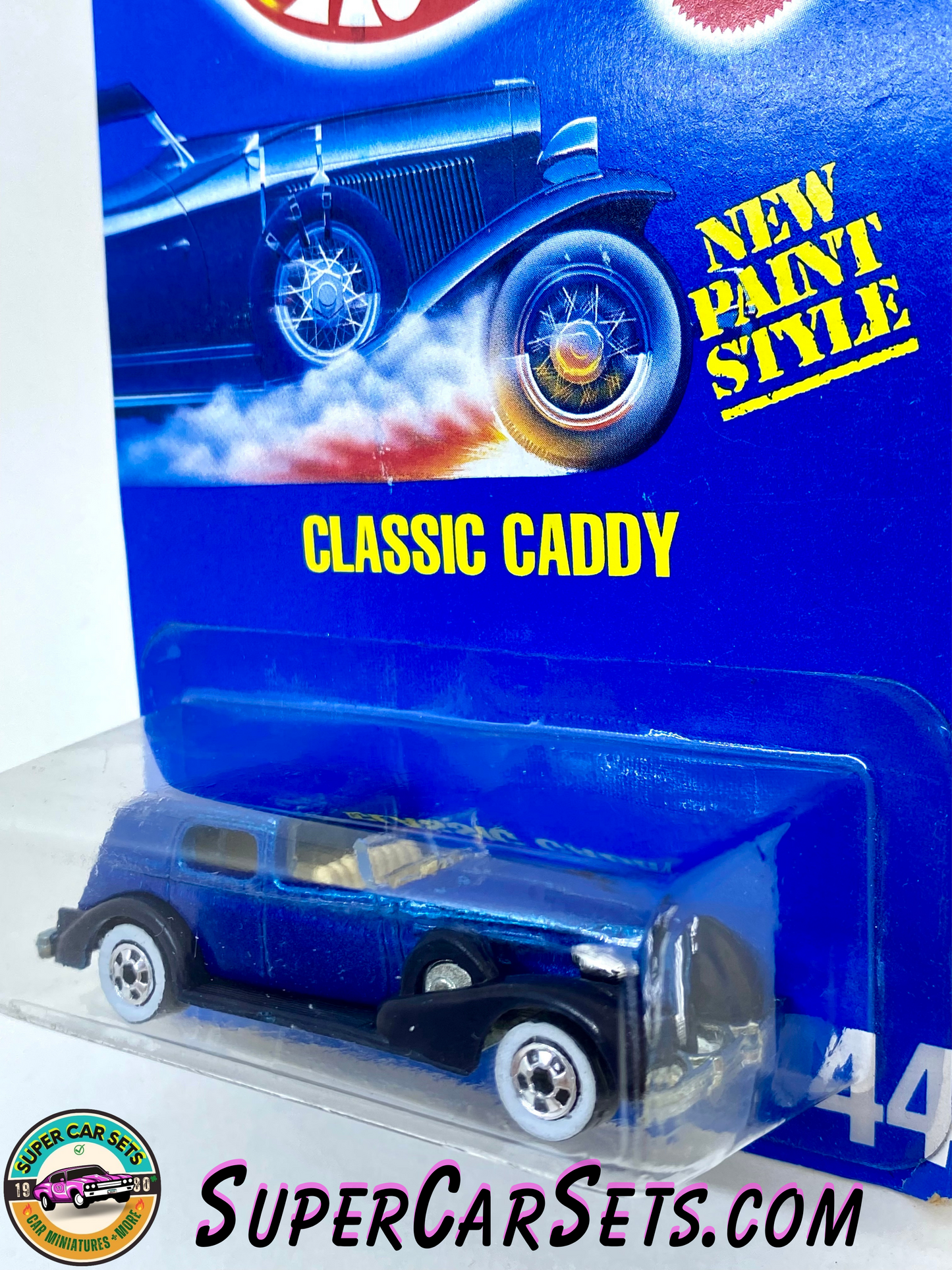 Hot Wheels (VINTAGE) (Year launched 1992) - Classic Caddy (#44) (#2529) (card slightly bent)