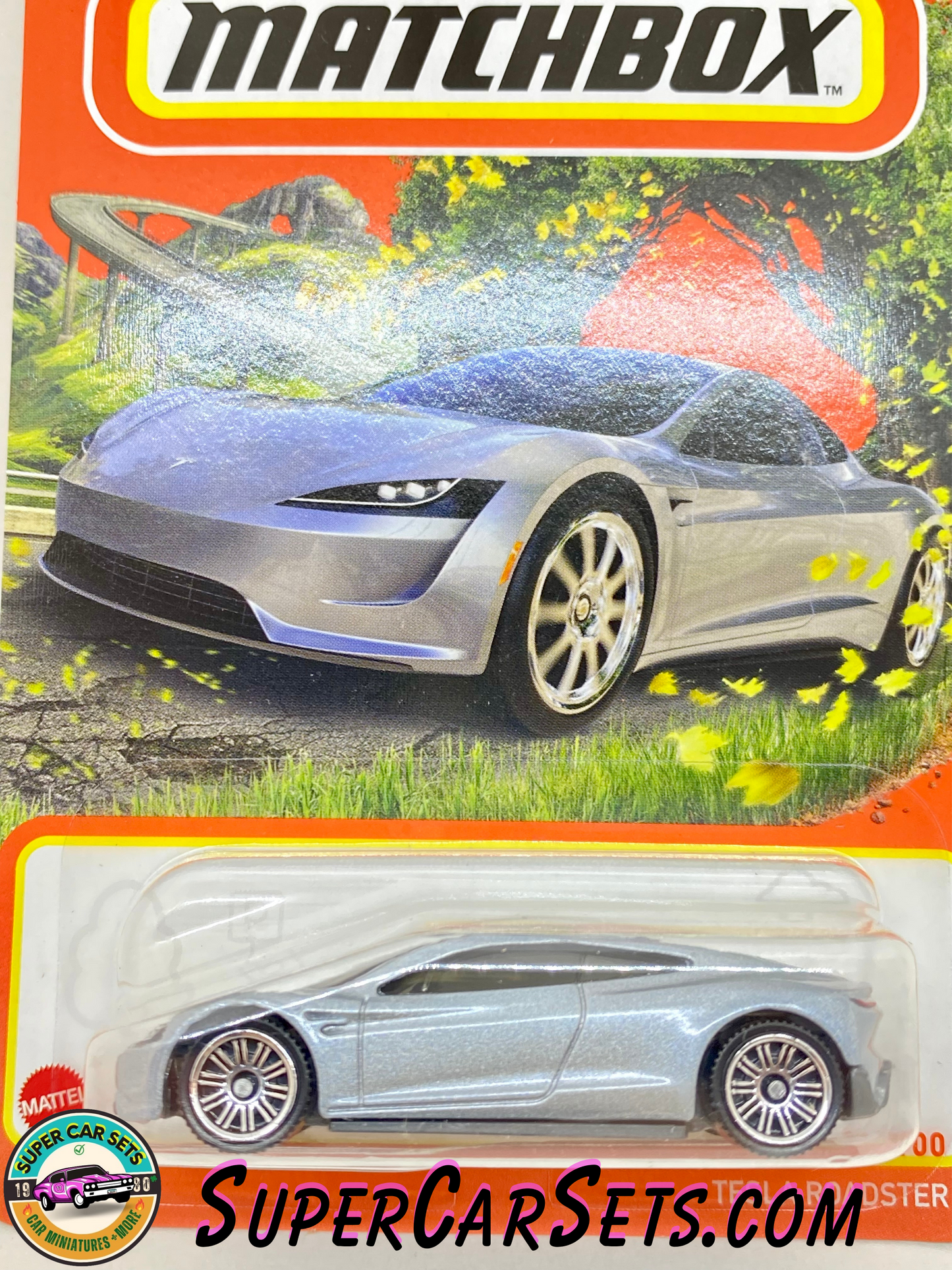 Tesla Roadster (silver colour) - (91/100) - Matchbox