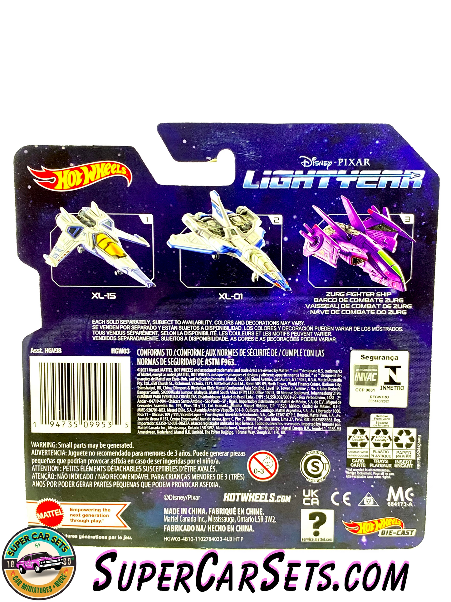 Lightyear (2/3) - XL-01 - Hot Wheels Disney Pixar