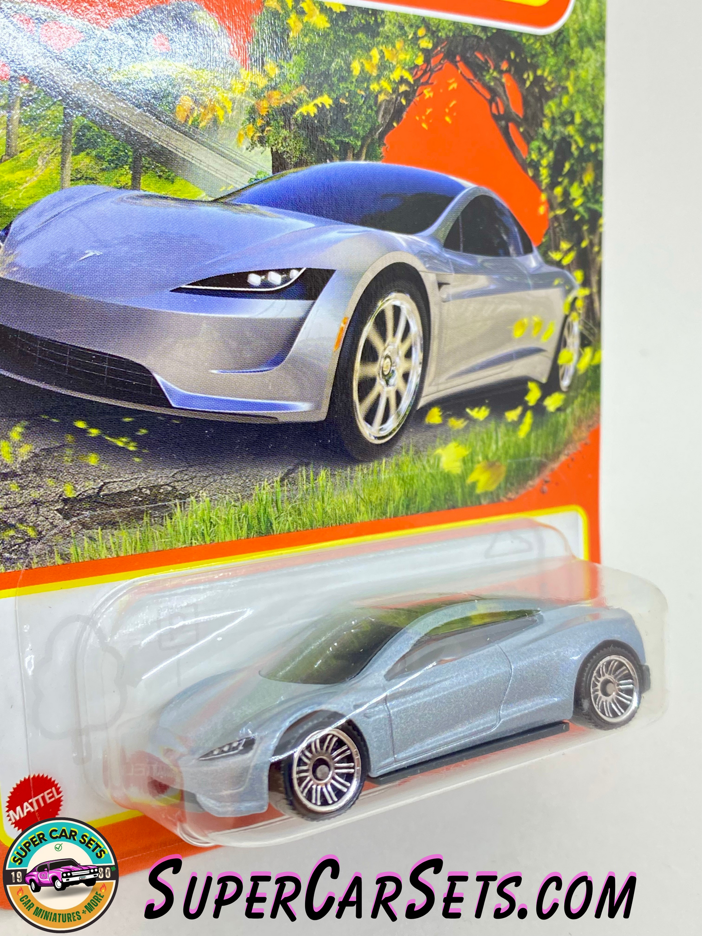 Tesla Roadster (silver colour) - (91/100) - Matchbox